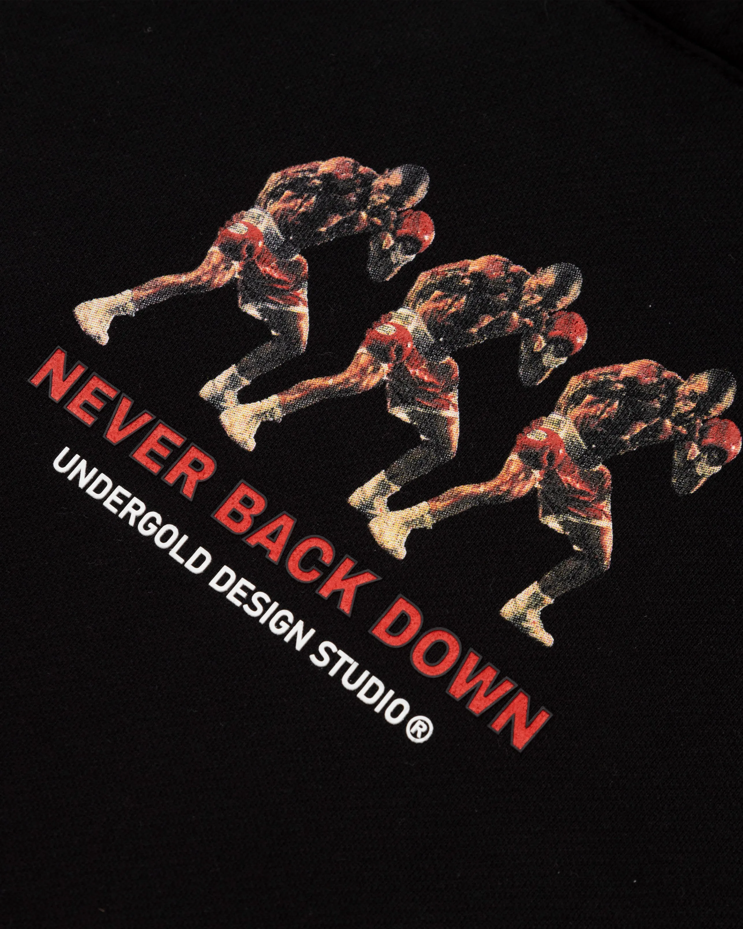 Dreamers "Never Back Down" Hoodie Black