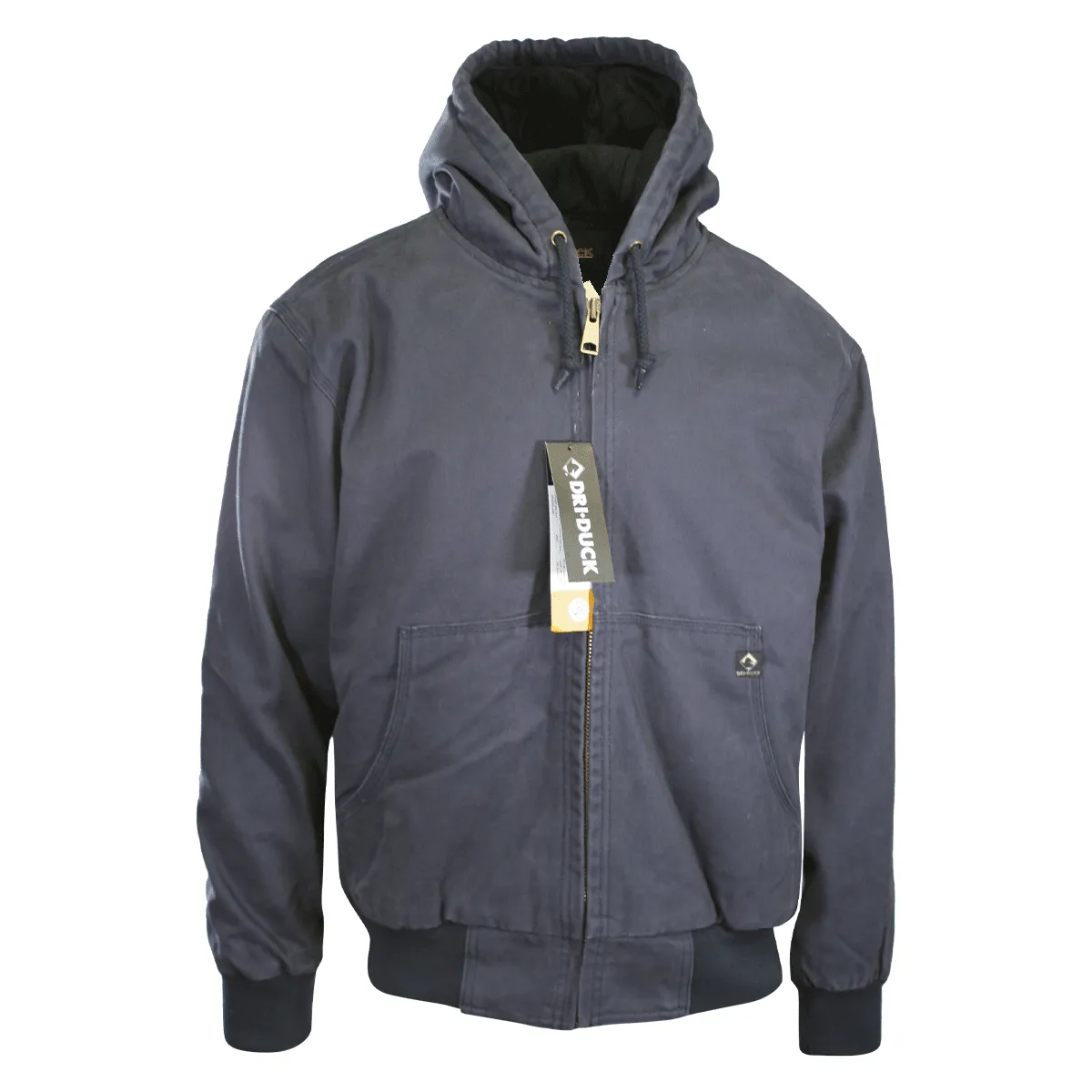 Dri Duck Men's Jacket Navy Cheyenne Canvas (S02)