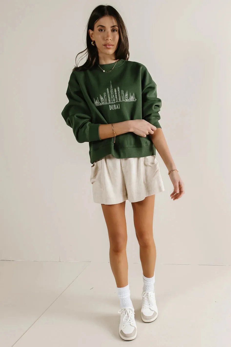 Dubai Embroidered Sweatshirt - FINAL SALE