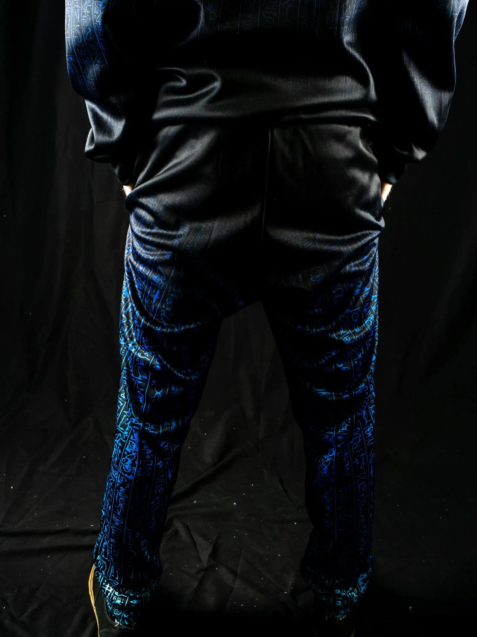 Egyptian Glyphs (Blue) Unisex Joggers