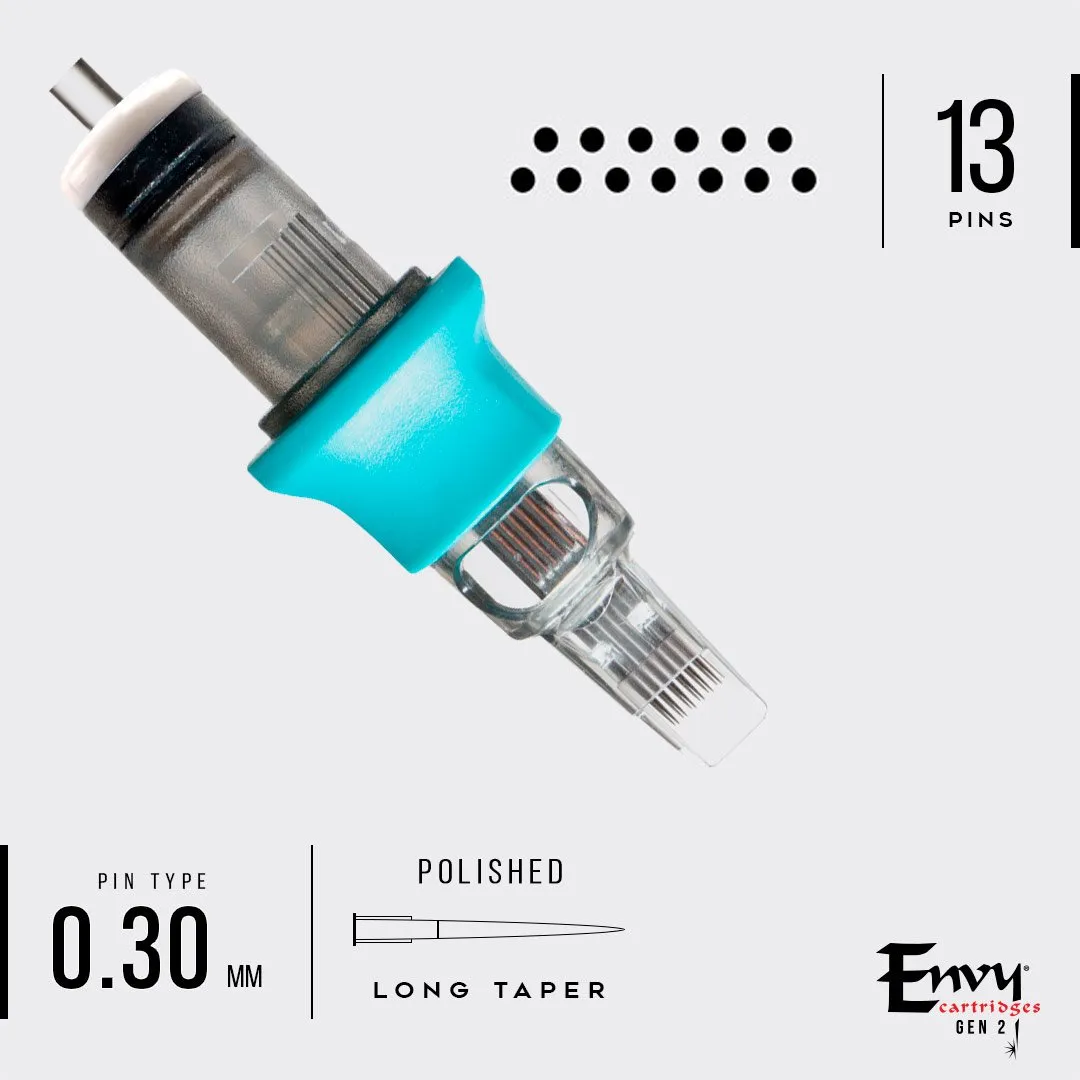 Envy Gen 2 Extra Long Taper Cartridges Magnum - FINAL SALE