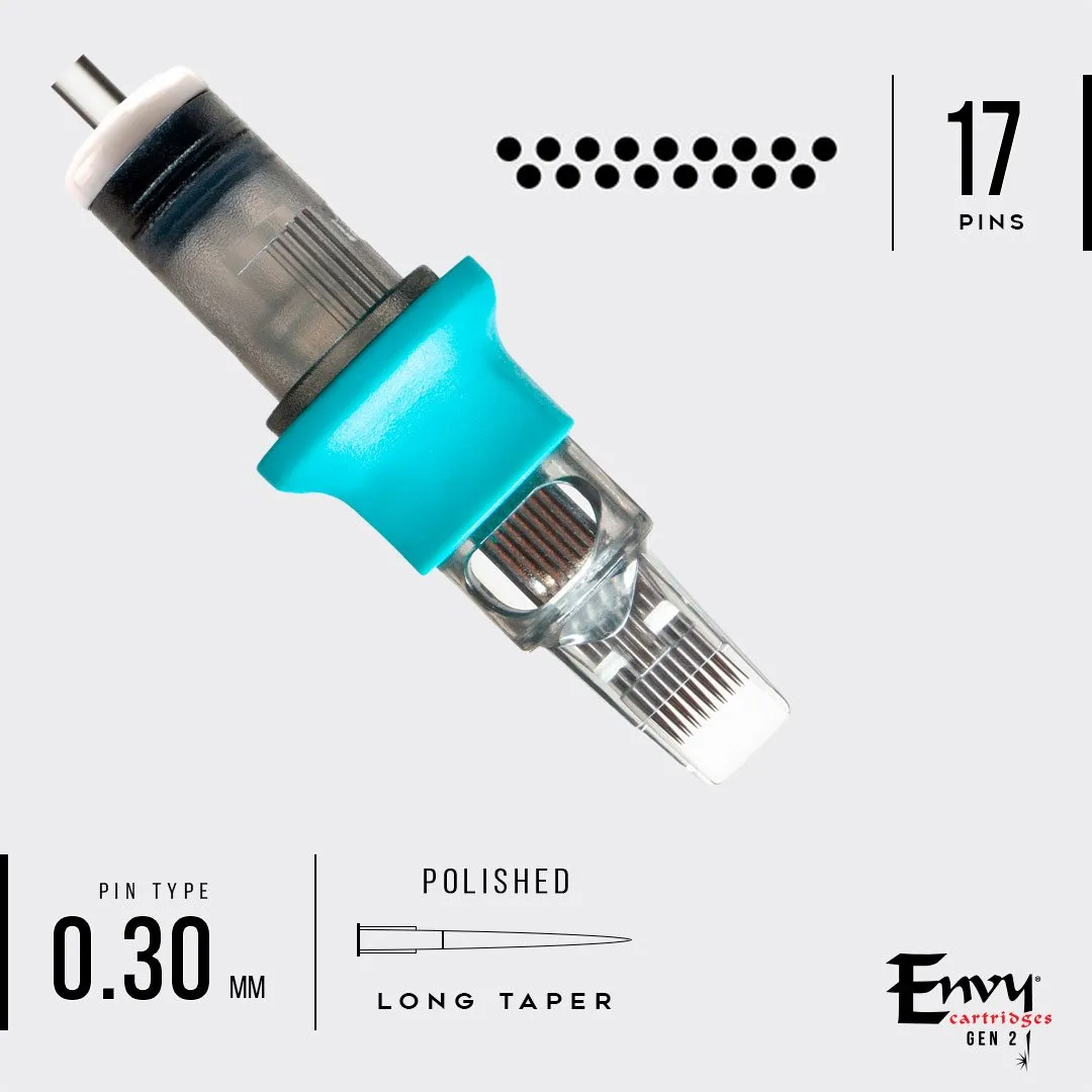 Envy Gen 2 Extra Long Taper Cartridges Magnum - FINAL SALE