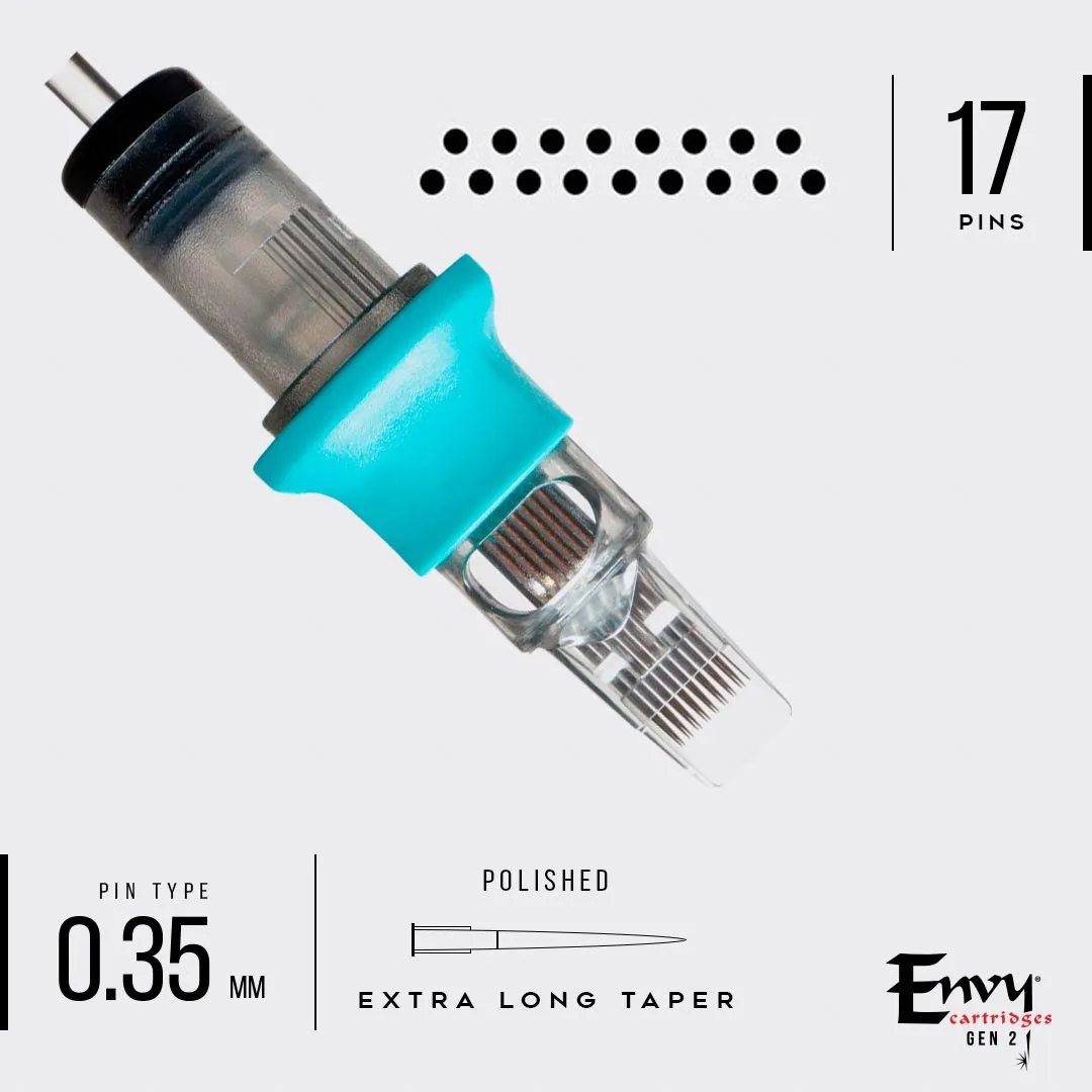 Envy Gen 2 Extra Long Taper Cartridges Magnum - FINAL SALE