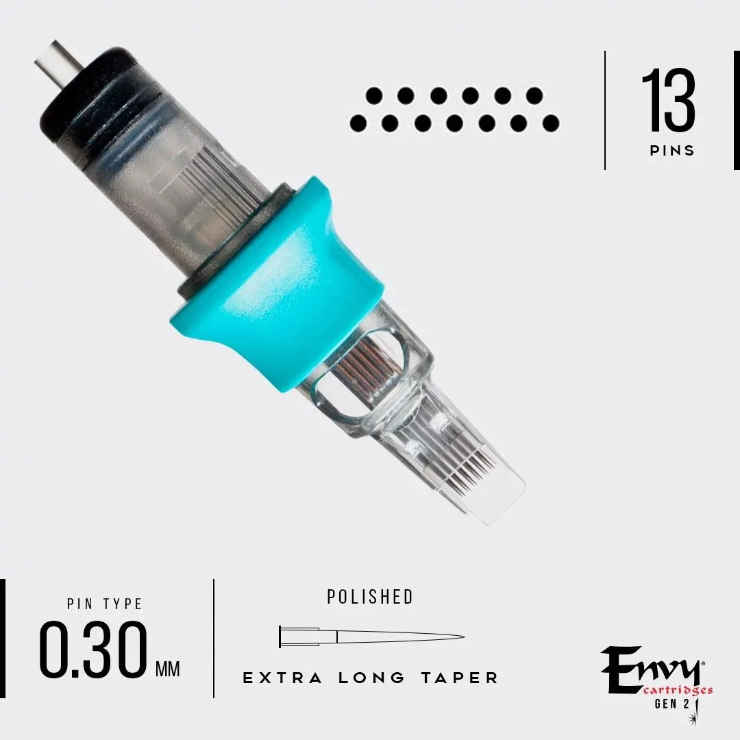 Envy Gen 2 Extra Long Taper Cartridges Magnum - FINAL SALE