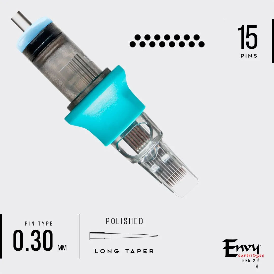 Envy Gen 2 Extra Long Taper Cartridges Magnum - FINAL SALE