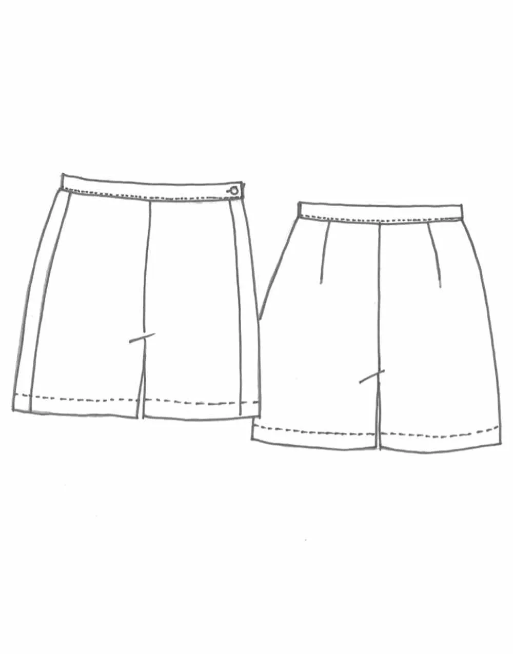 Esther Shorts Sewing Pattern, Tessuti