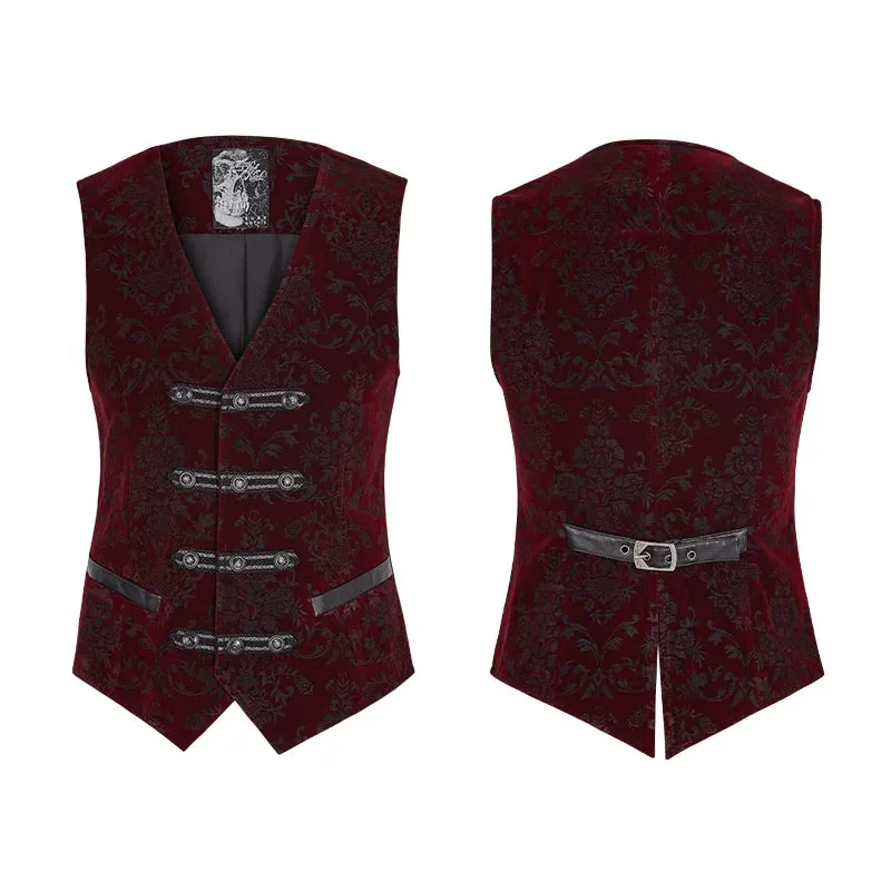 Europe royal double-breasted men waistcoats