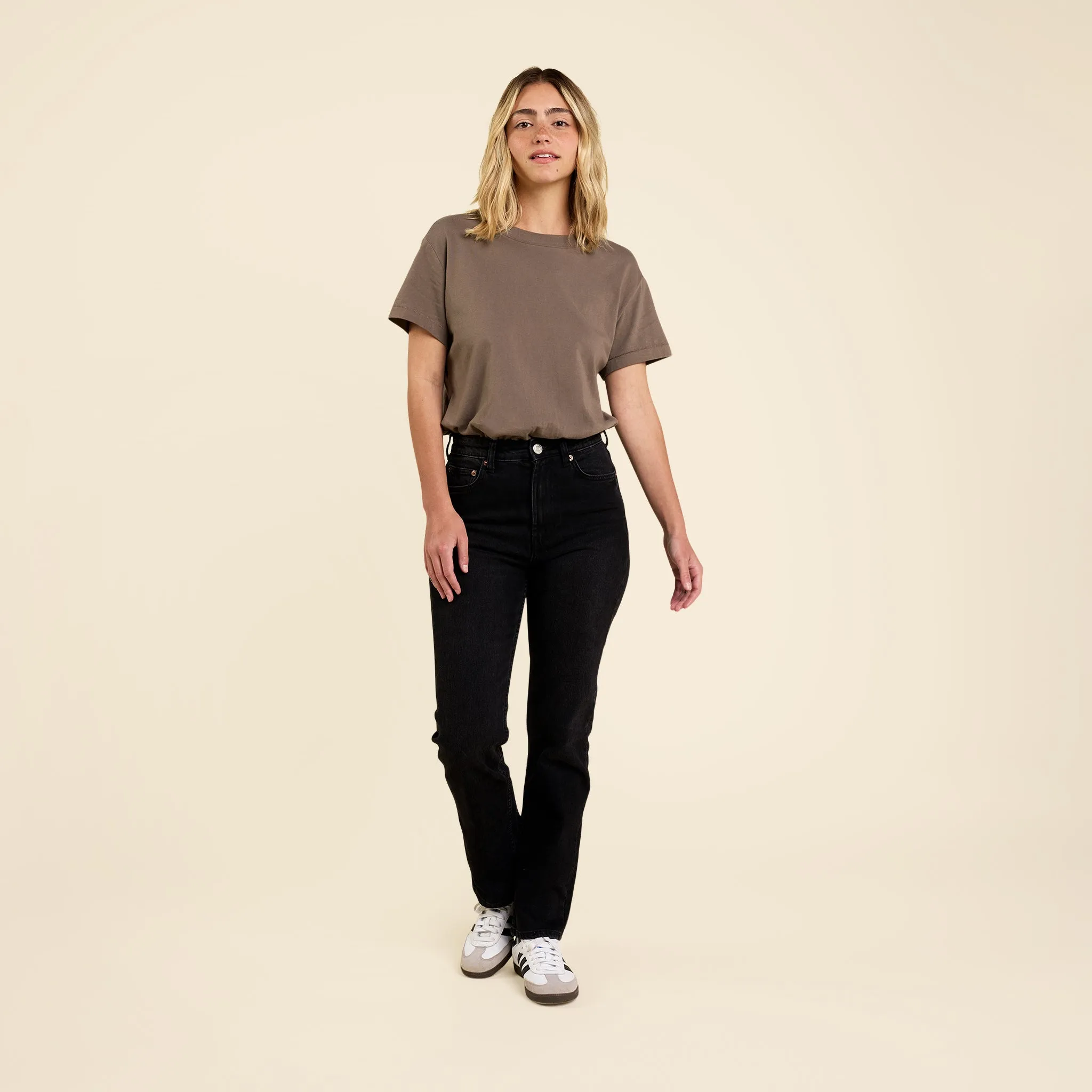 Everyday T-Shirt Bodysuit | Mocha