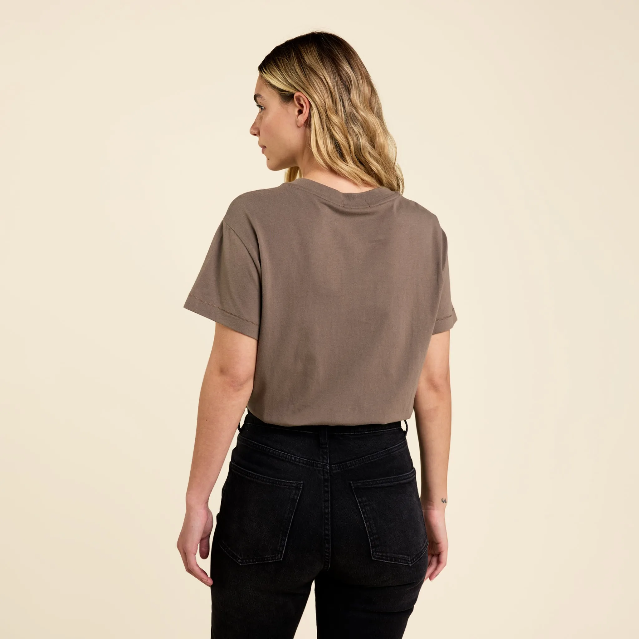 Everyday T-Shirt Bodysuit | Mocha