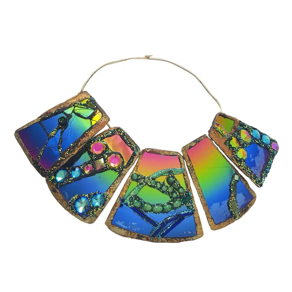 EYGPTIAN STYLE RAINBOW NECKLACE - RAINBOW DROP, 2002