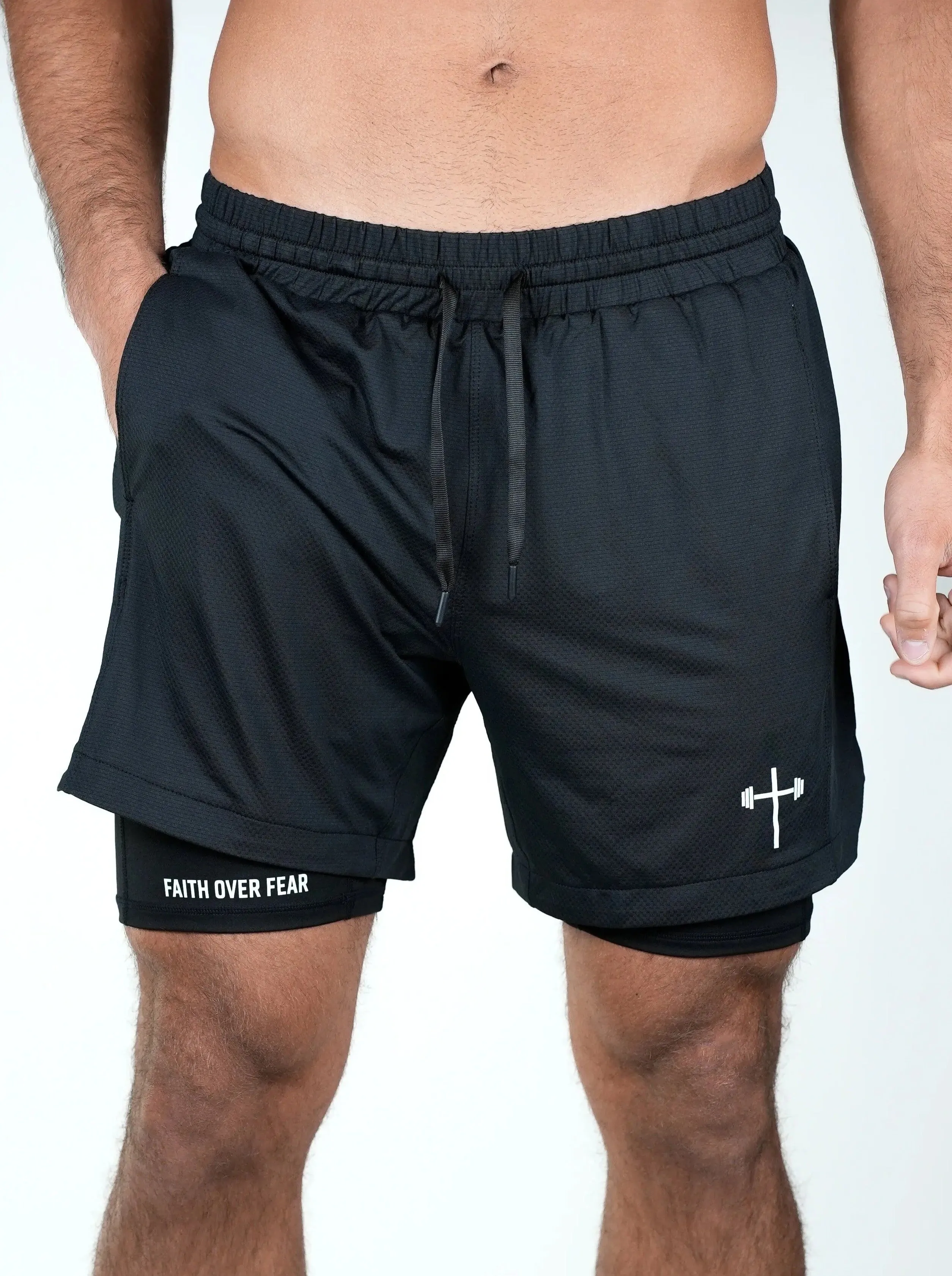 Faith Over Fear Liner Shorts