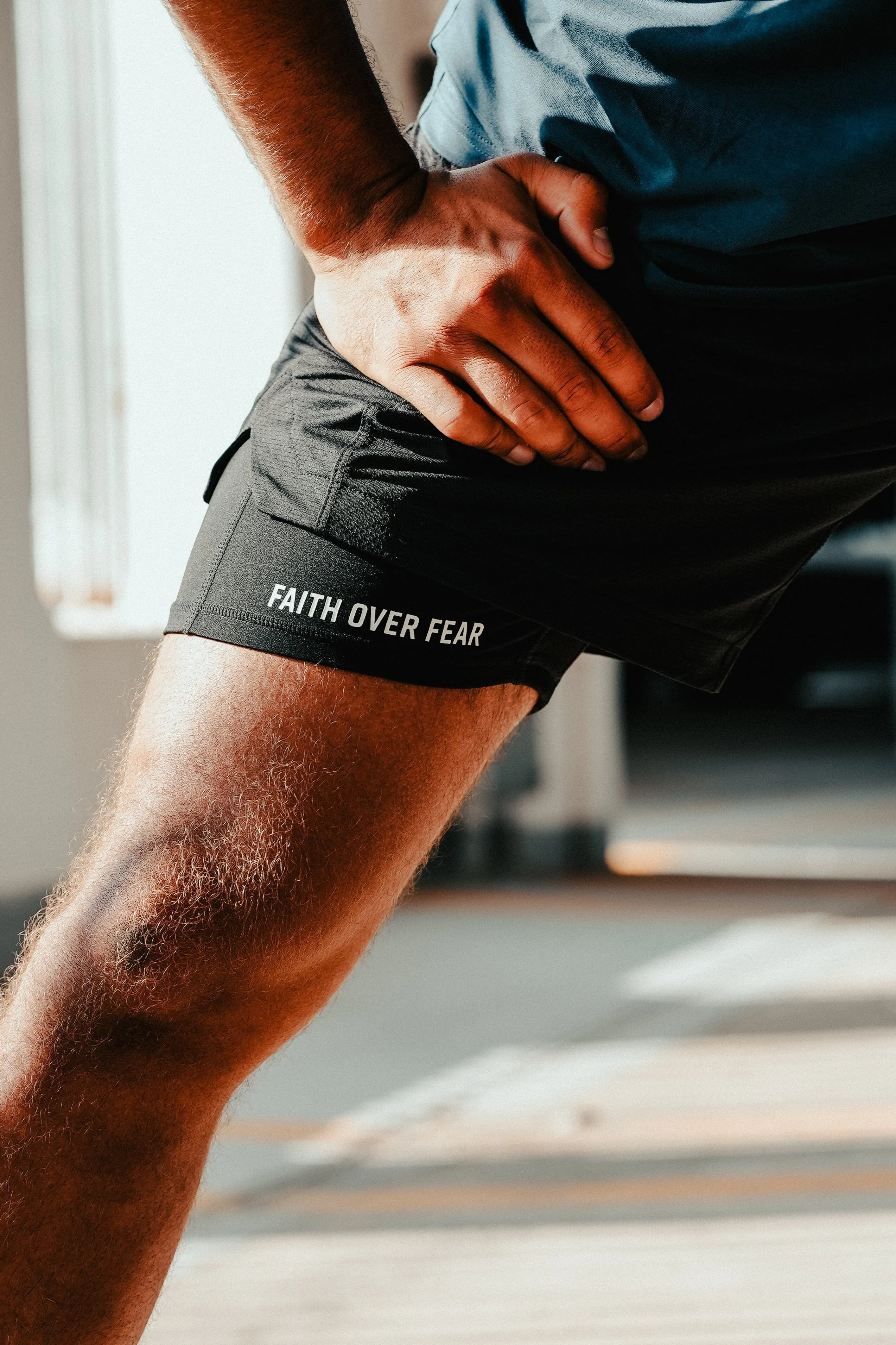 Faith Over Fear Liner Shorts