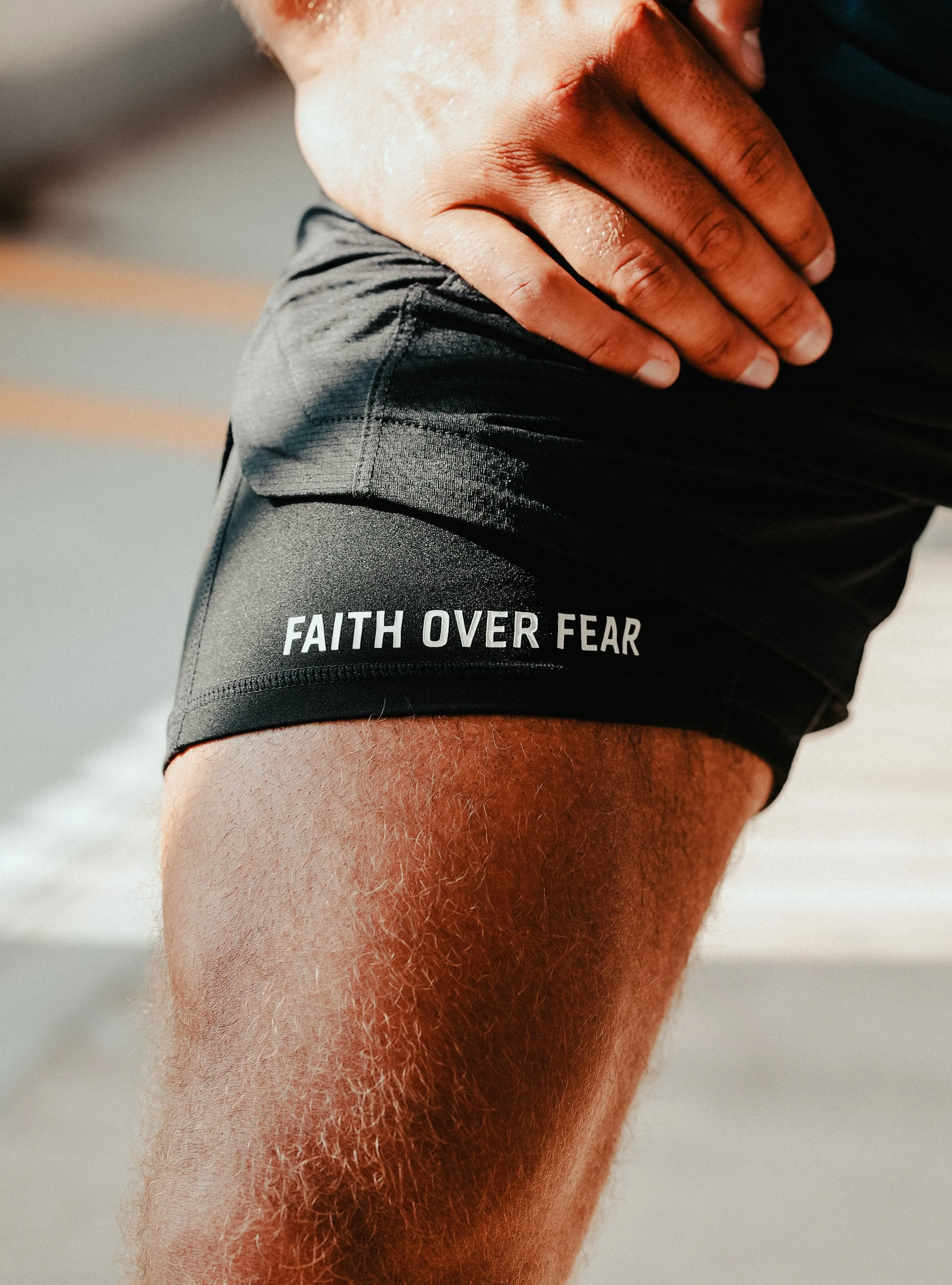 Faith Over Fear Liner Shorts