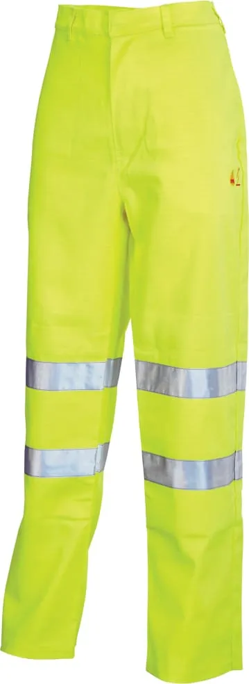 Flame Retardant Anti Static Hi Viz Class 1 Tesla Trousers En471 FRAS -Beeswift Cfrastetsy