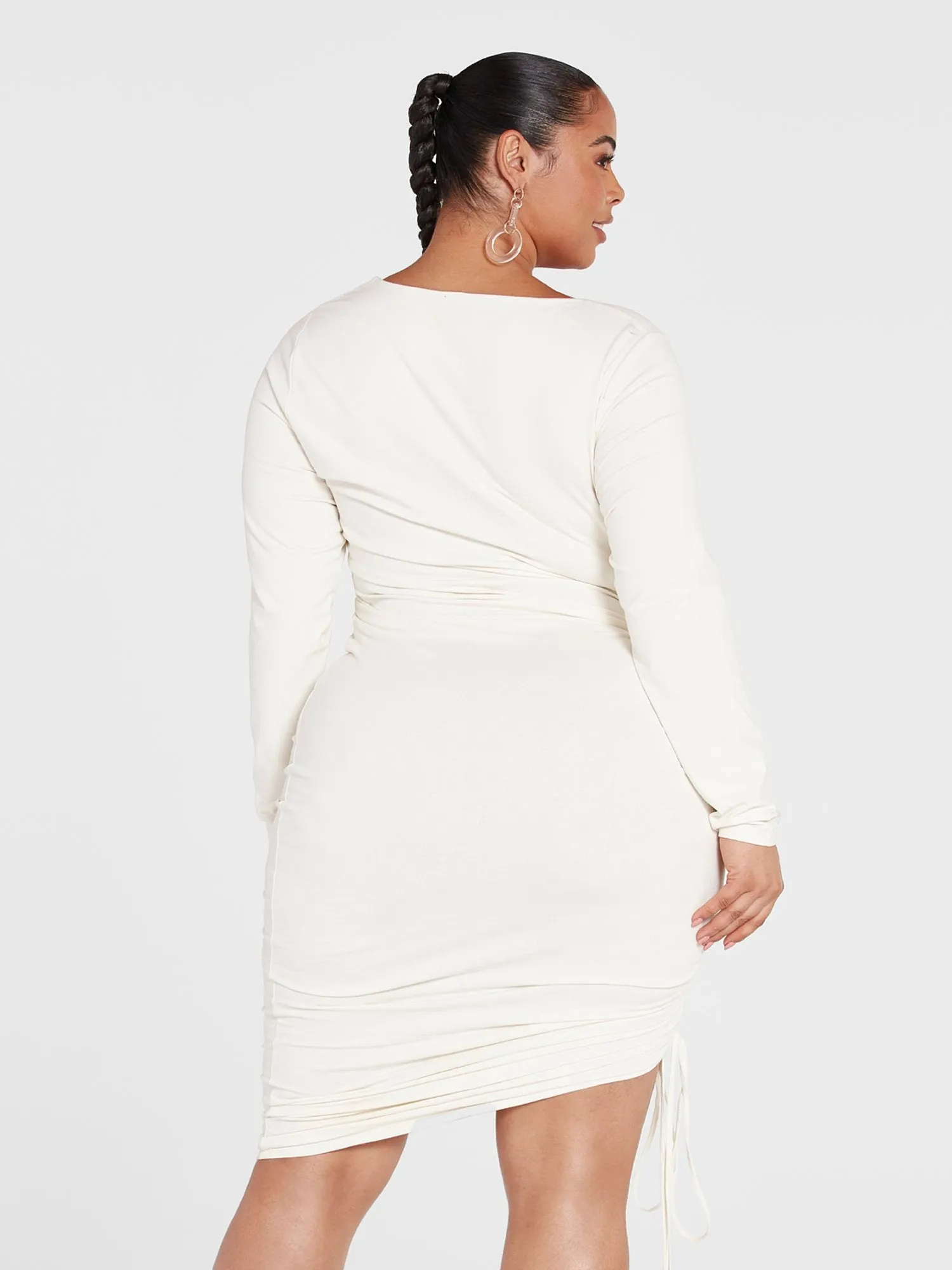 FTF Essentials - The Long Sleeve Ruched Dress