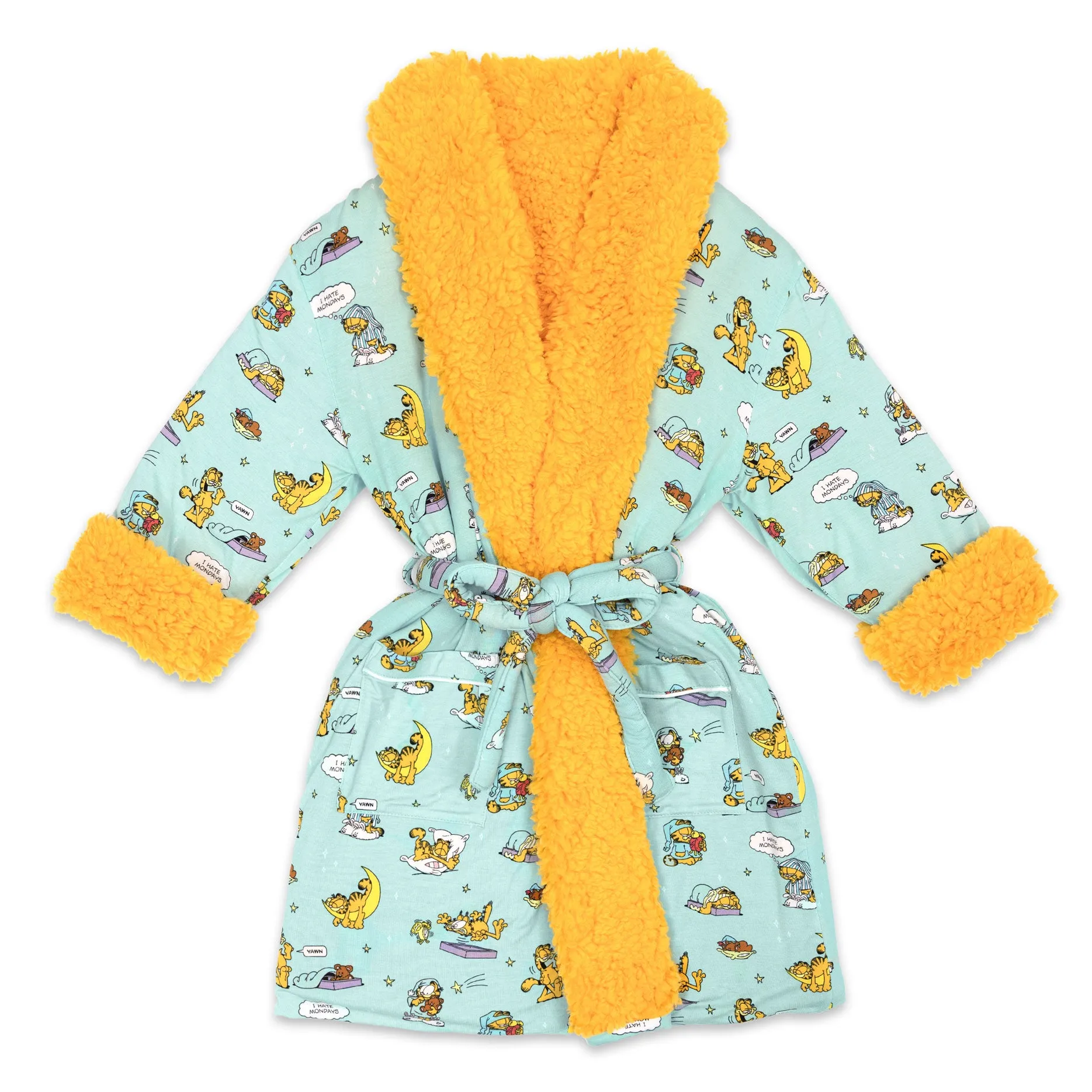 Garfield: Lazy Mondays Bamboo Kids Sherpa Robe