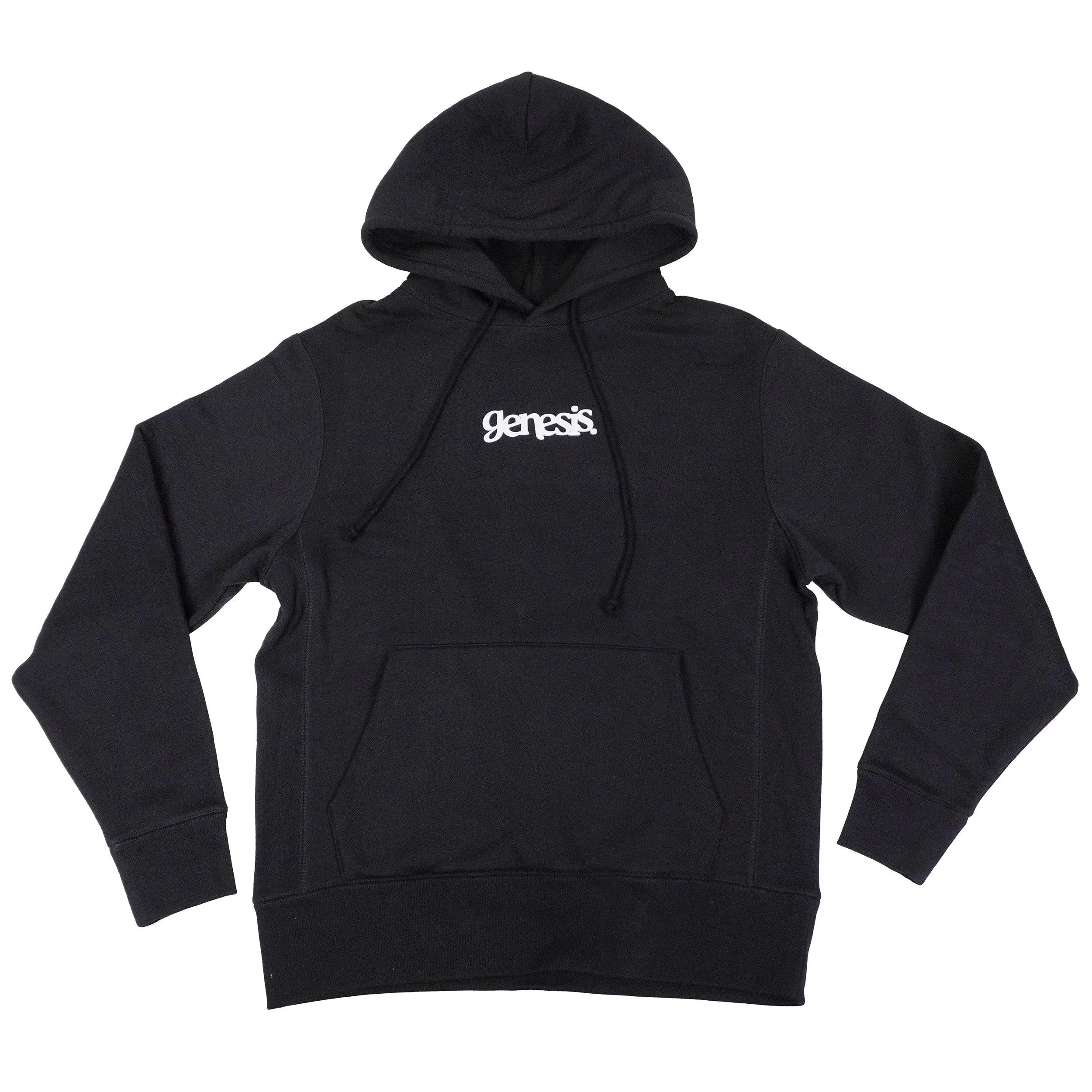 Genesis Text Hoodie Black