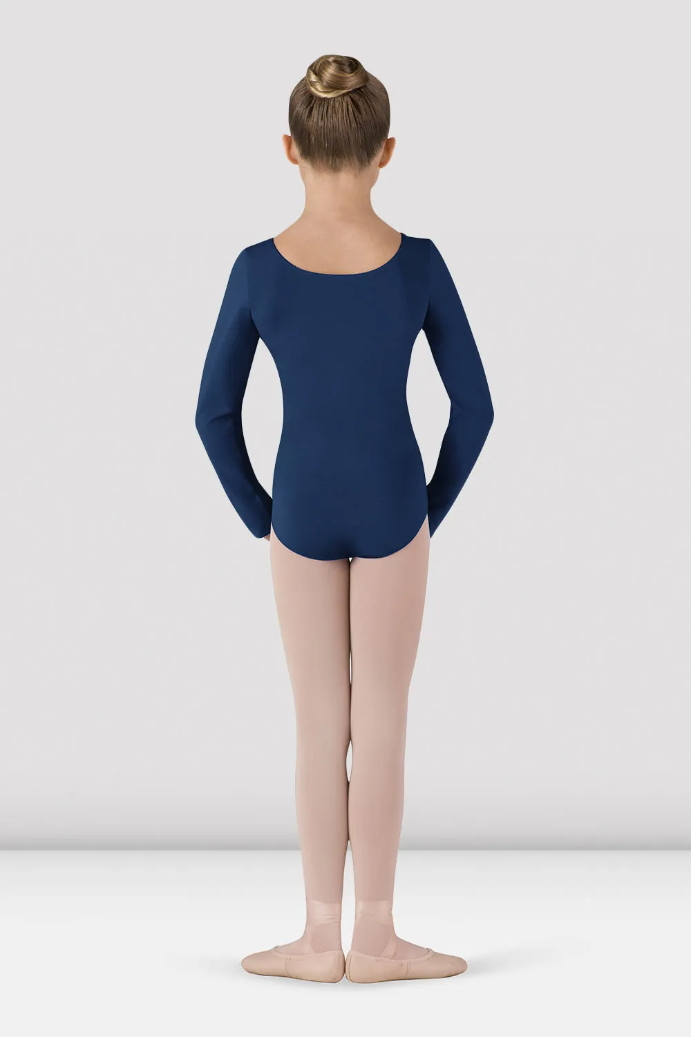 Girls Basic Long Sleeve Leotard