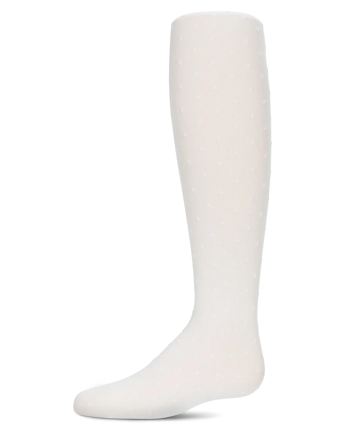 Girls' Dot Semi Opaque Nylon Tights