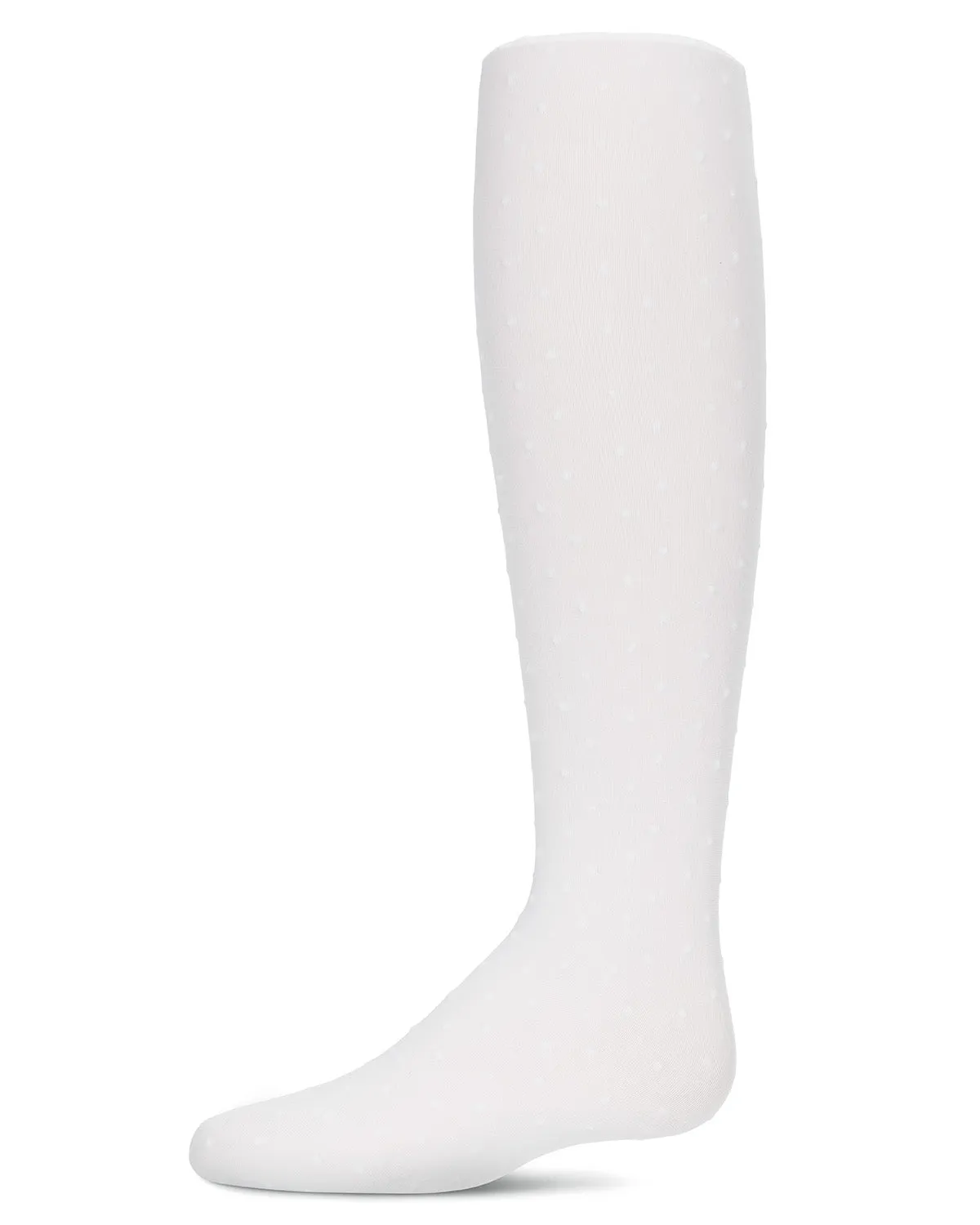 Girls' Dot Semi Opaque Nylon Tights