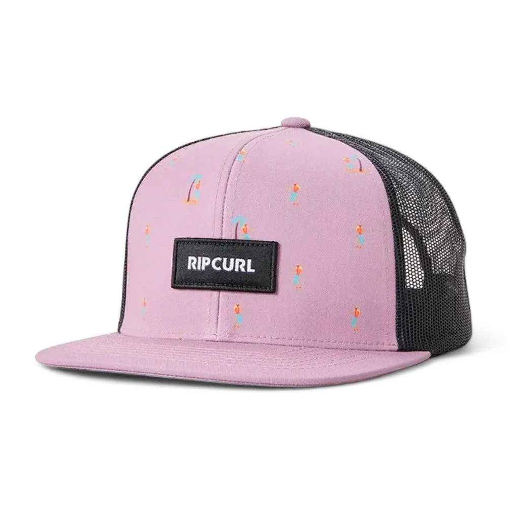 Gorra Rip Curl Trk Combo Rosa Negro