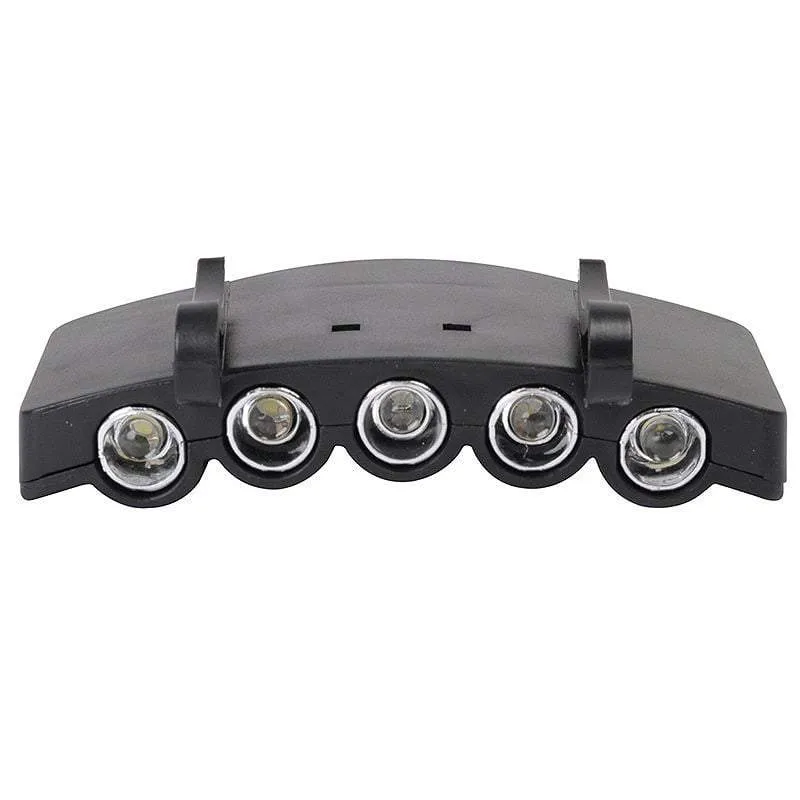 Hands-Free 5 LED Dual Mode Hat / Cap Light