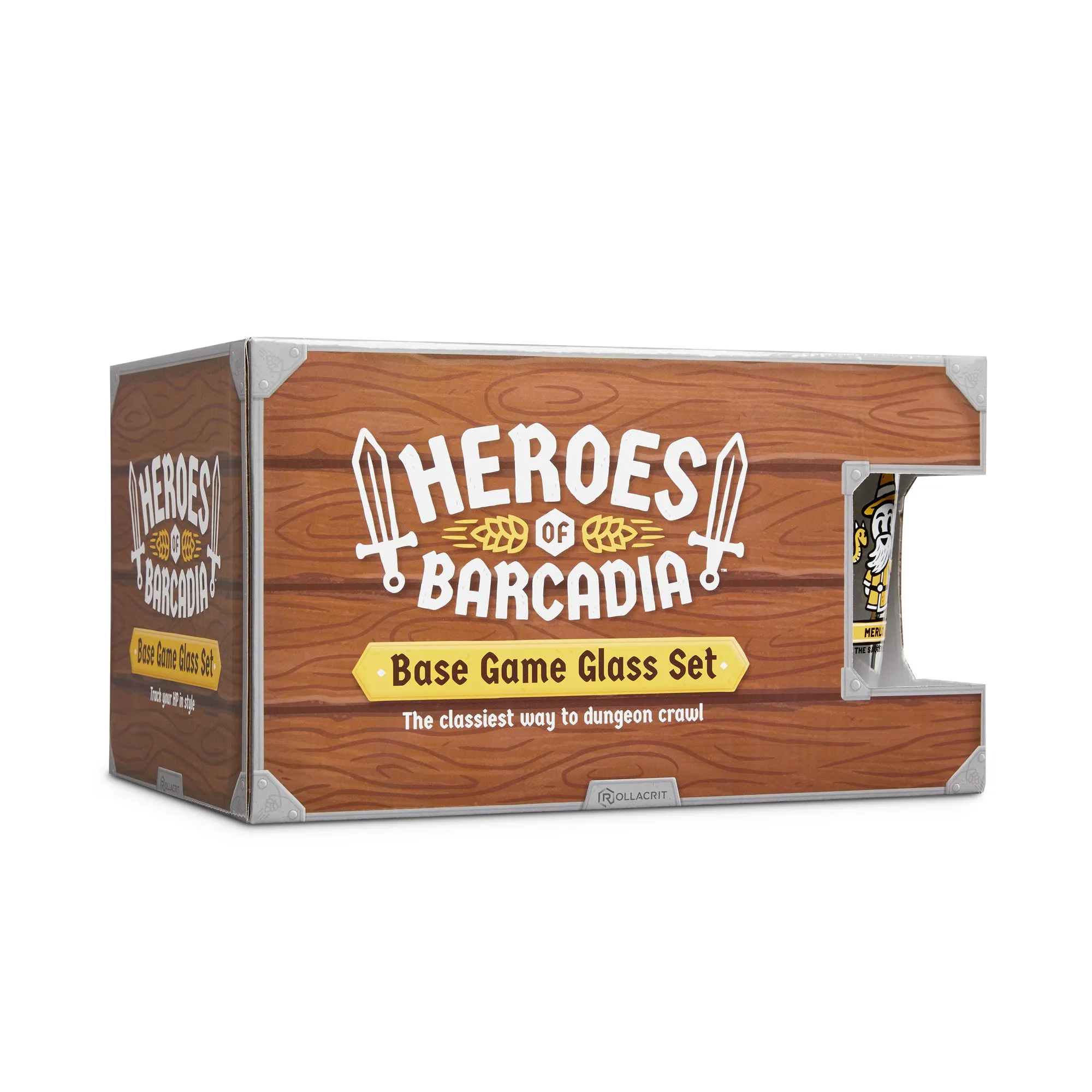 Heroes of Barcadia Base Game Glass Set