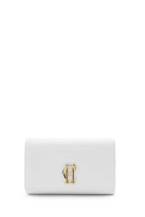 Highbury Clutch Bag (White Croc)