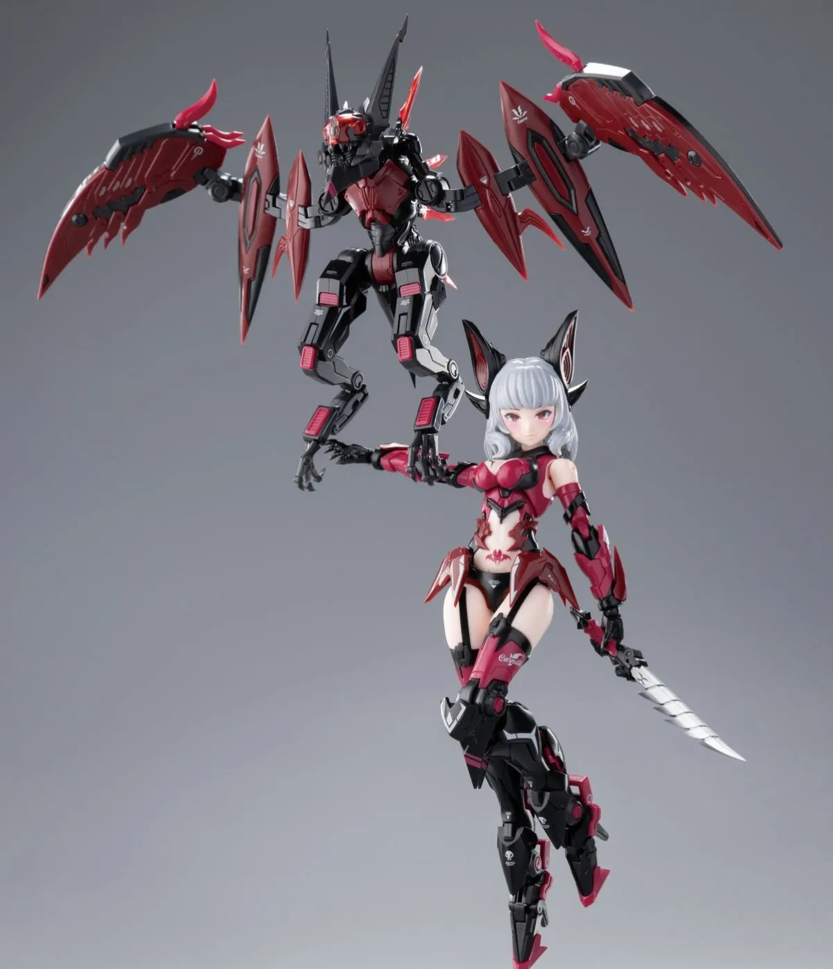 HiPlay E-Model Plastic Model Kits: Endless Night Camilla Collector's Version, A.T.K Girl, Mecha Musume, Anime Style 1:12 Scale Collectible Action Figures