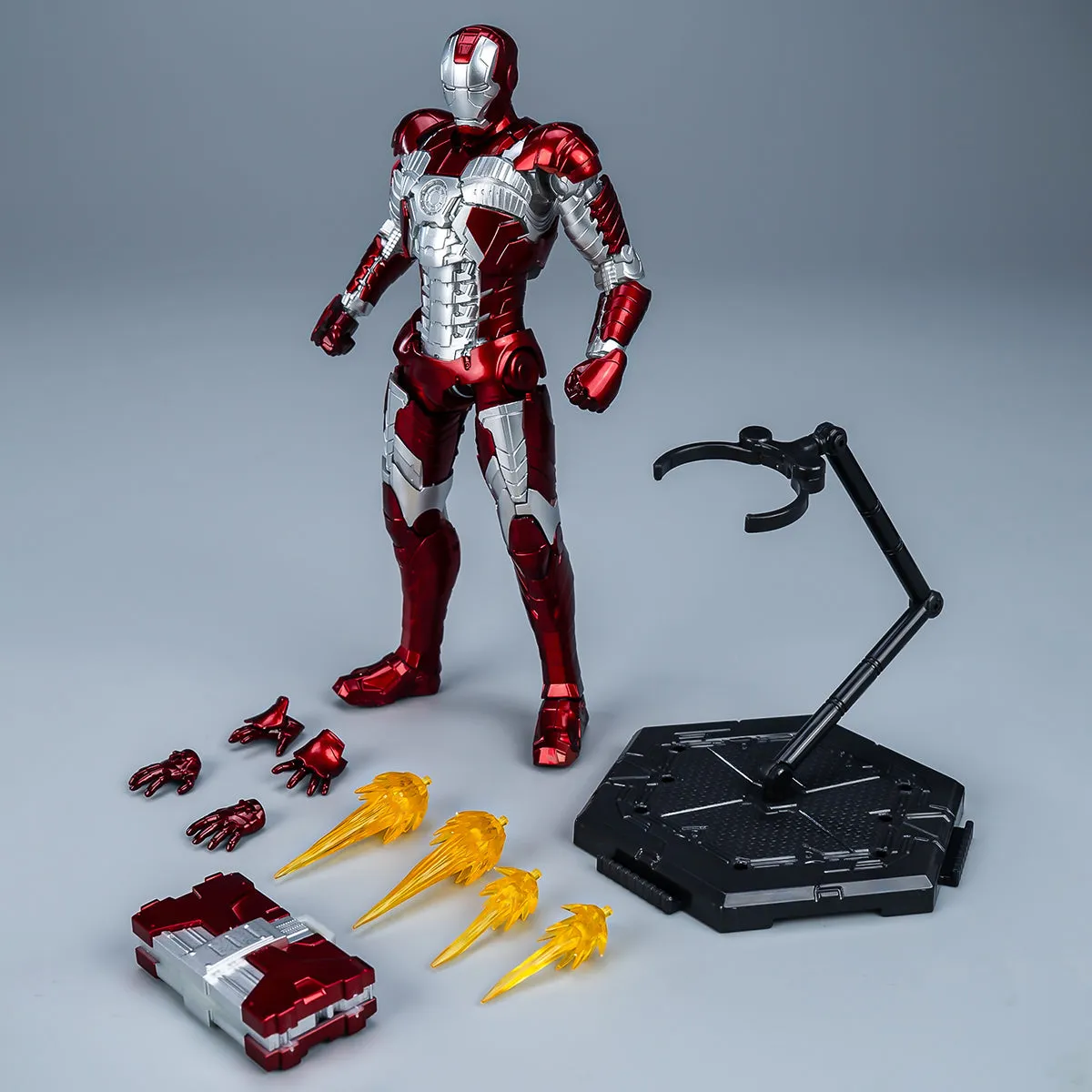 HiPlay Fondjoy Plastic Model Kits: Infinity Saga - Iron Man, Mecha Musume Style 1:12 Scale Miniature Collectible Action Figures MK5