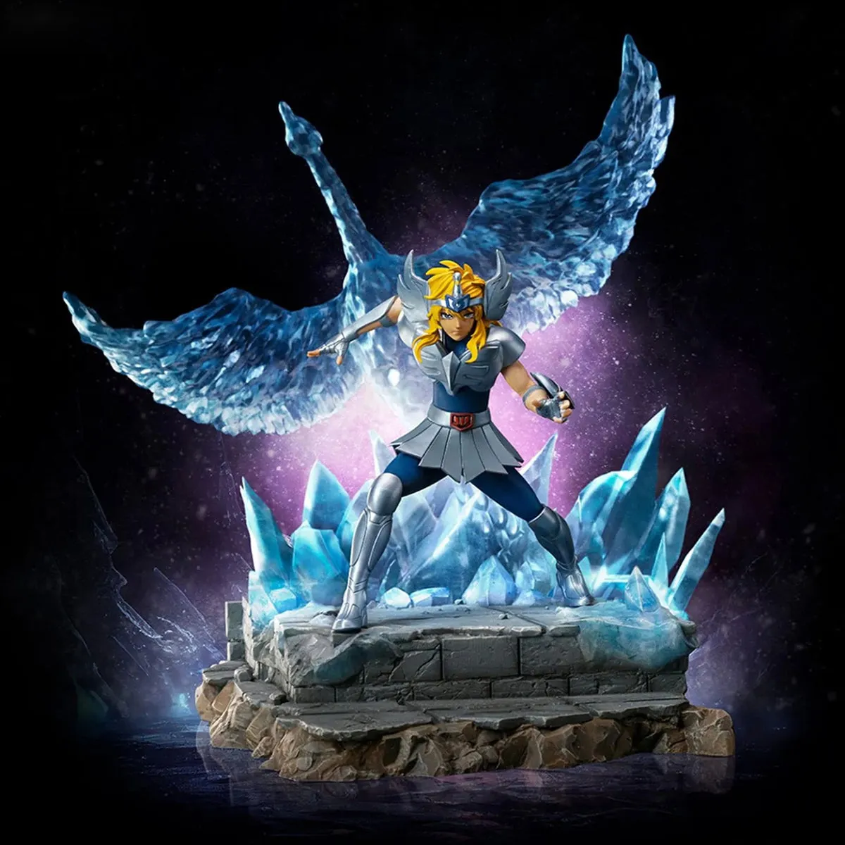 HiPlay Iron Studios, Saint Seiya Cygnus Hyoga Deluxe Edition, Statue