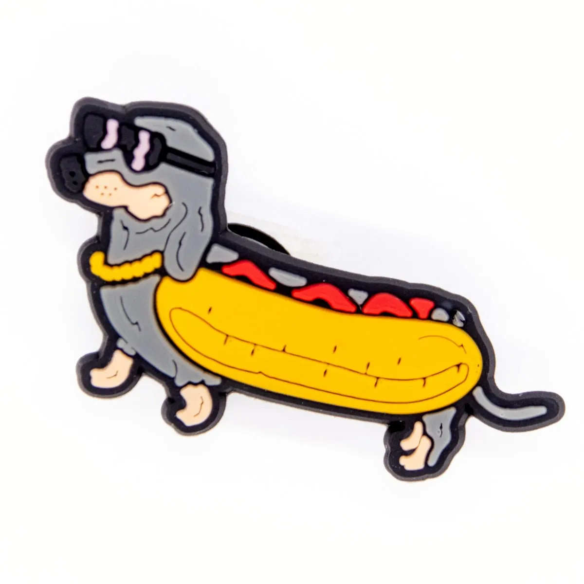 hot dog shoe charm