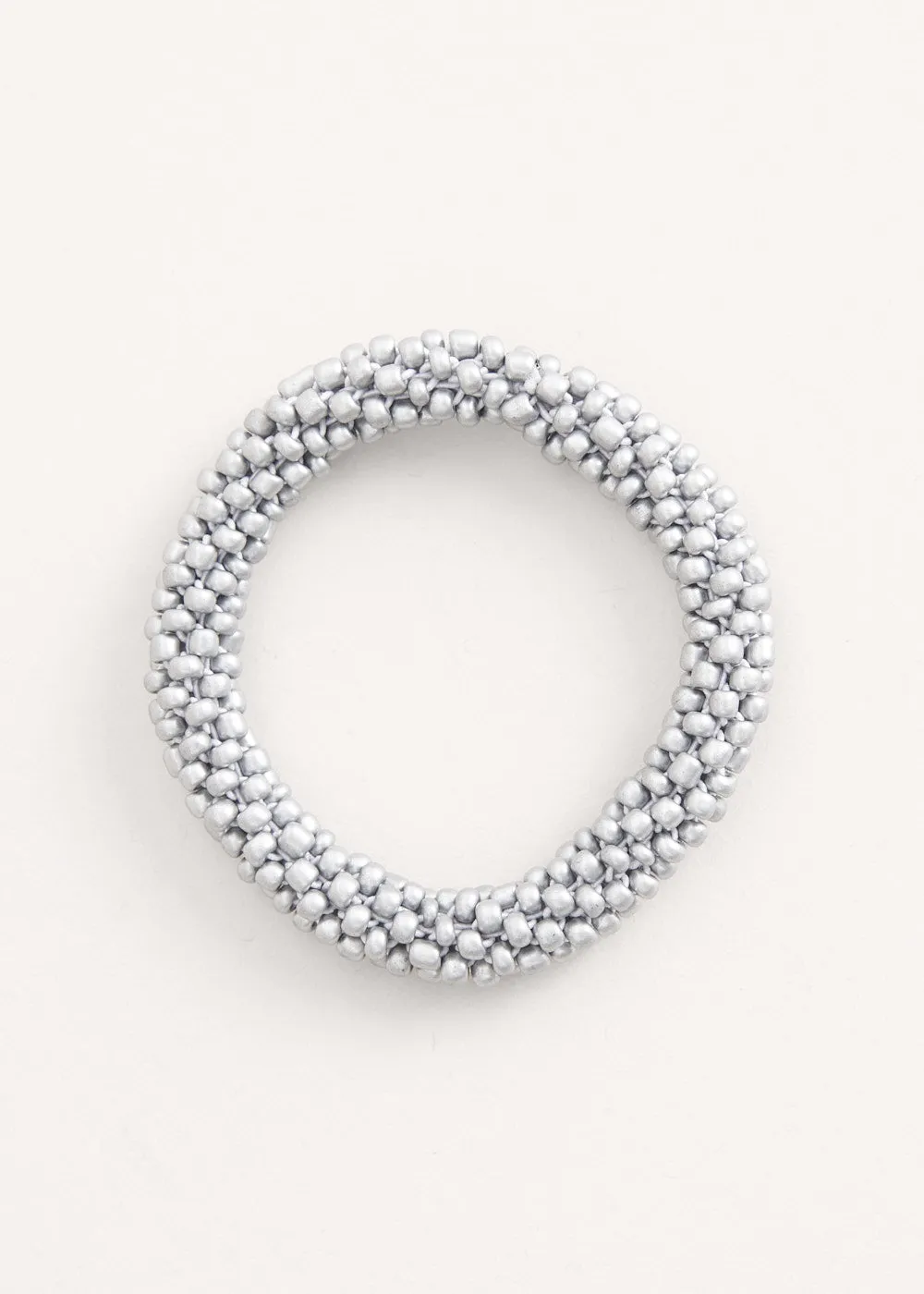 INES MATT CRYSTAL BRACELET - GREY