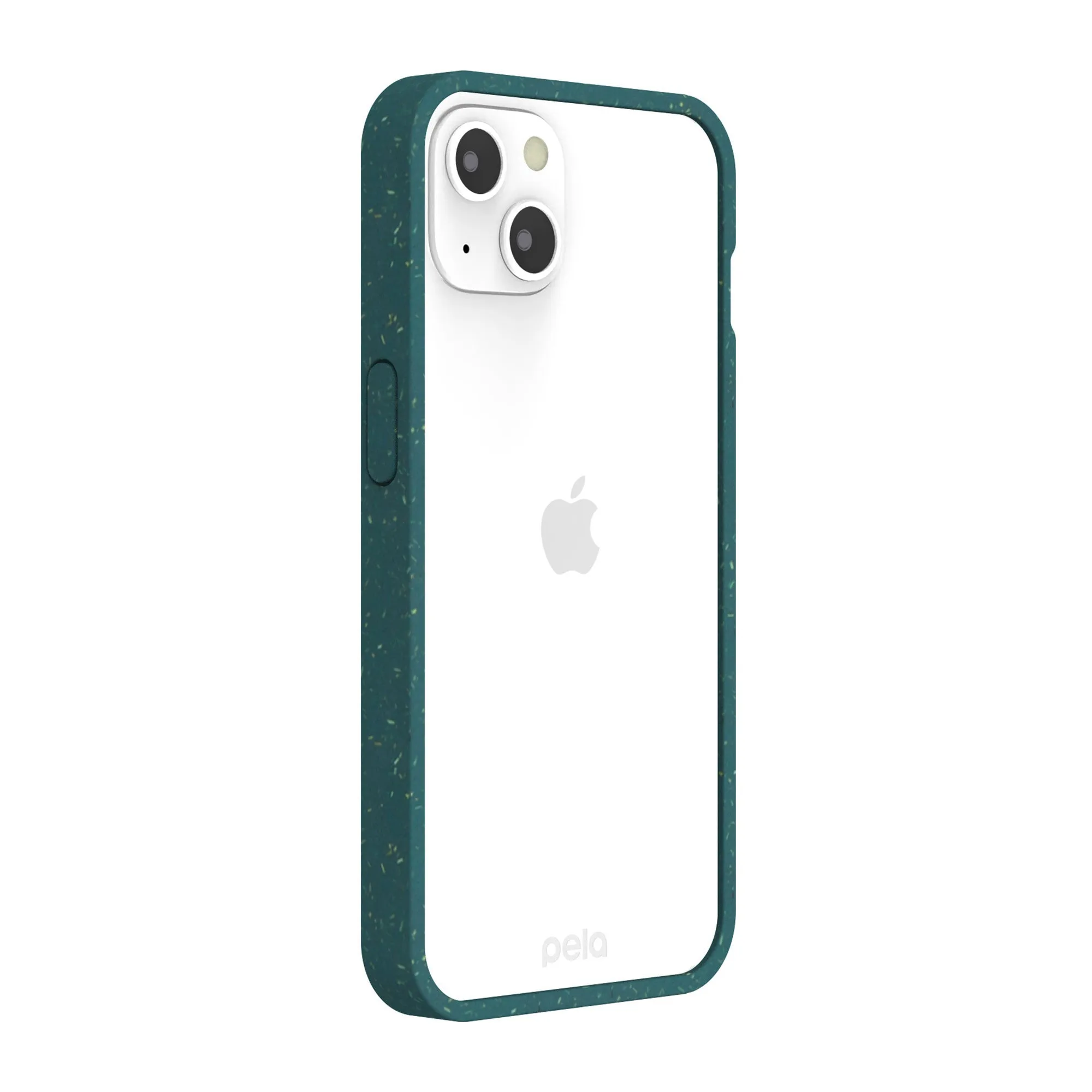 iPhone 13 Pela Clear/Green Compostable Eco-Friendly Clear Case - 15-09009