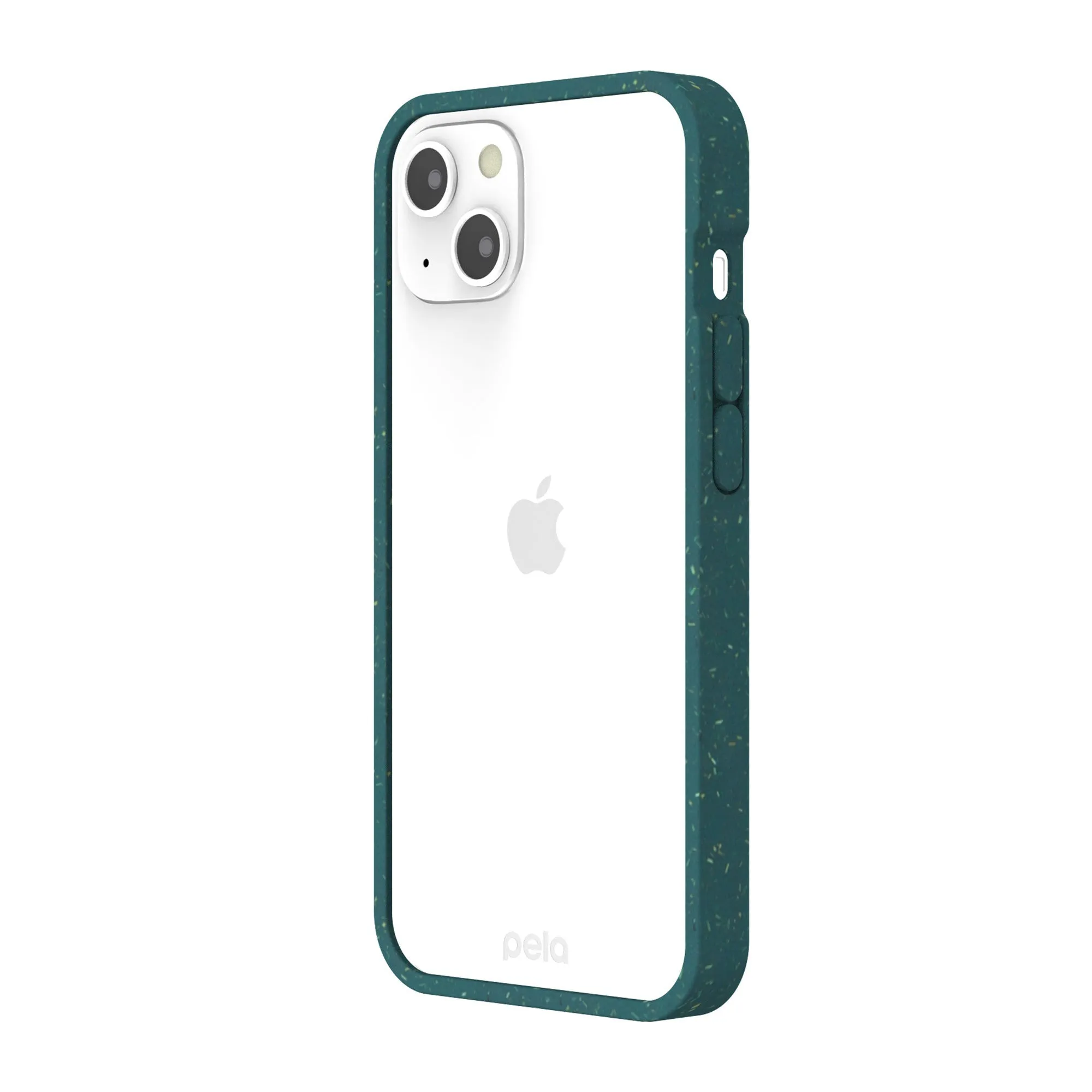 iPhone 13 Pela Clear/Green Compostable Eco-Friendly Clear Case - 15-09009