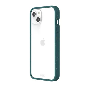 iPhone 13 Pela Clear/Green Compostable Eco-Friendly Clear Case - 15-09009