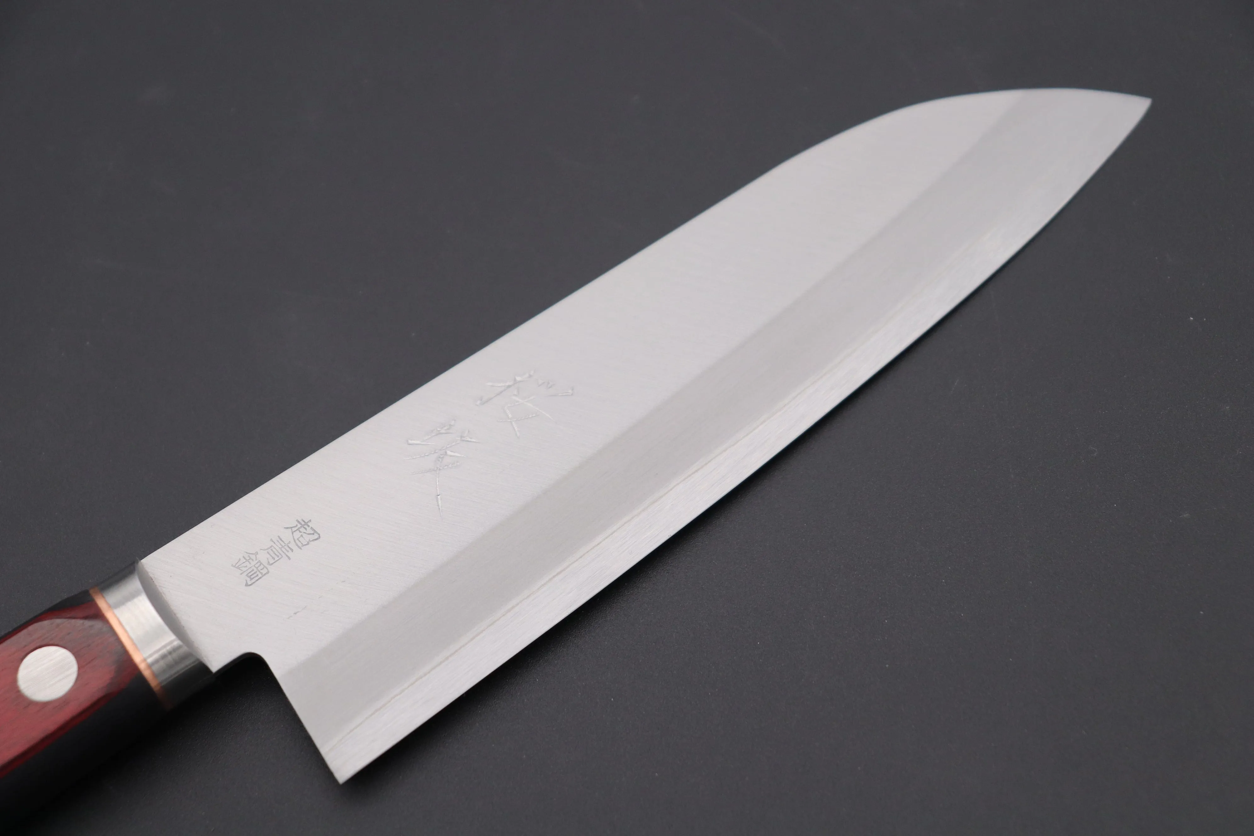 JCK Natures SAKURA ROAD Aogami Super Series SAKURA-1 Santoku 170mm (6.6 Inch)