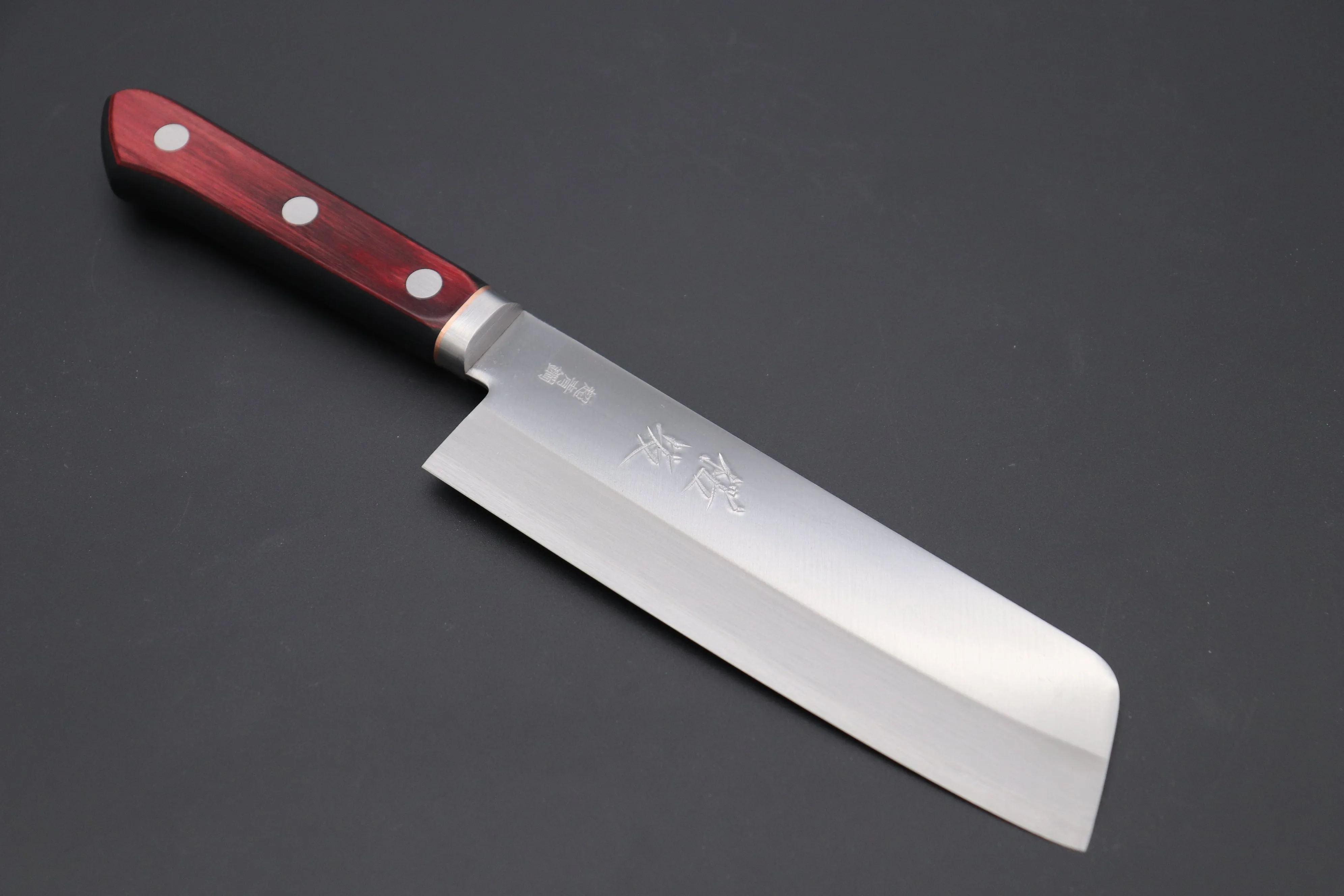 JCK Natures SAKURA ROAD Aogami Super Series SAKURA-3 Nakiri 160mm (6.2 Inch)