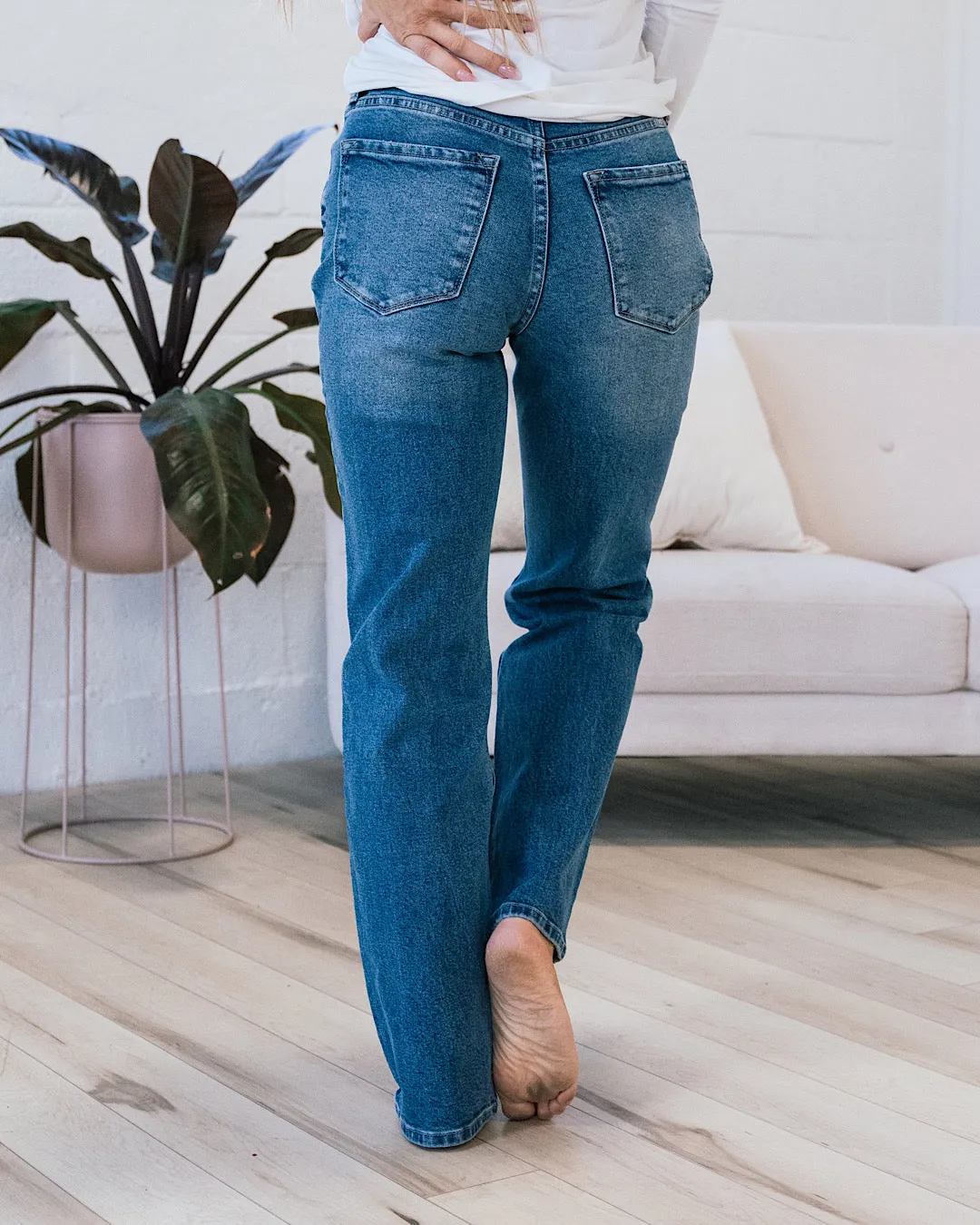 KanCan Kathleen Non Distressed Straight Jeans