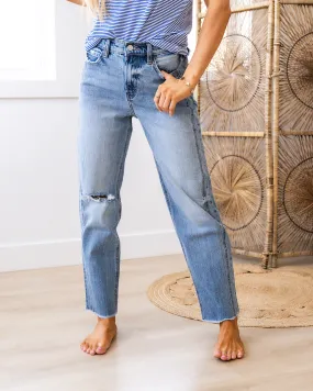 KanCan Rose Non Distressed 90's Jeans