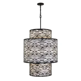 Kato 348F16CB Foyer Pendant Light - Carbon Black