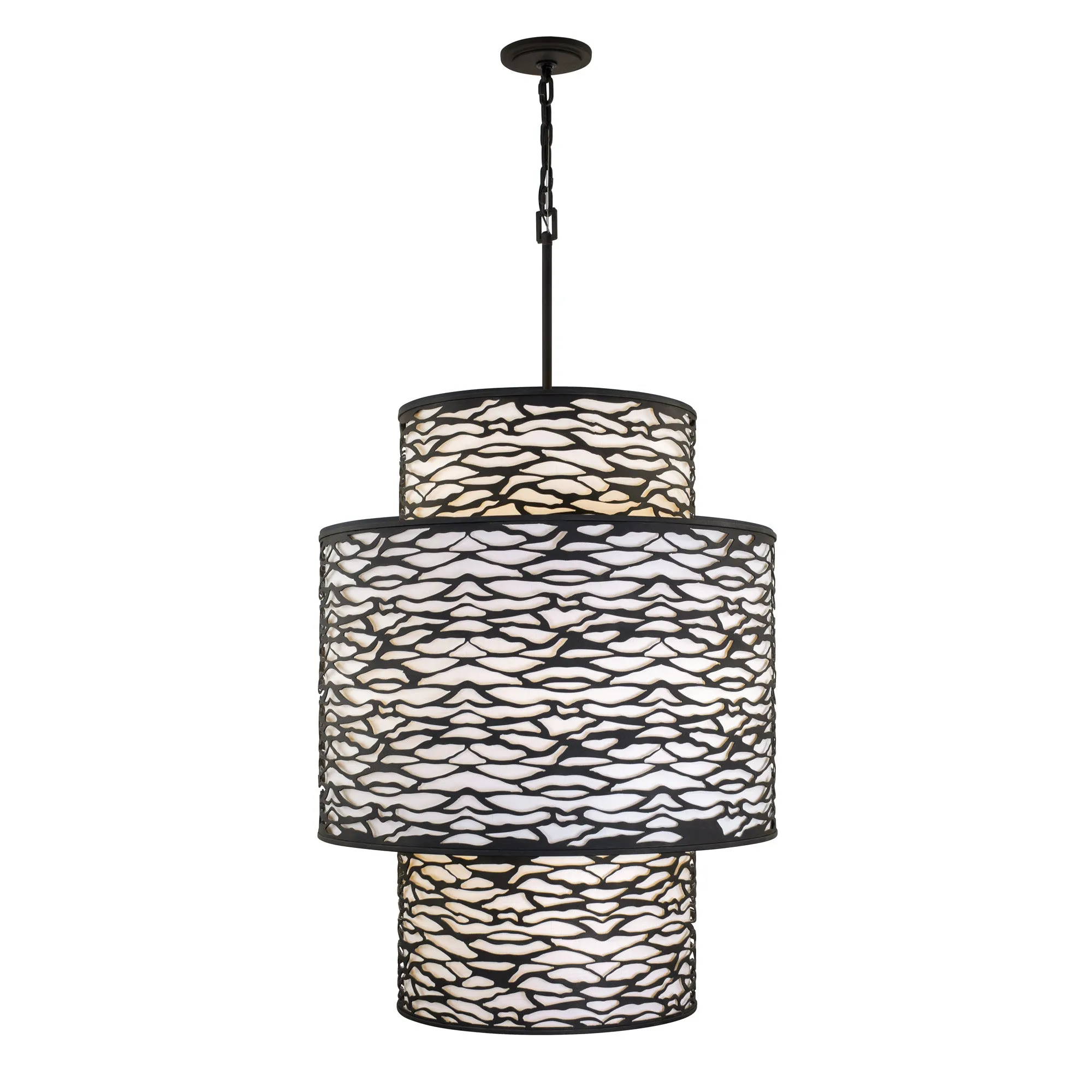 Kato 348F16CB Foyer Pendant Light - Carbon Black