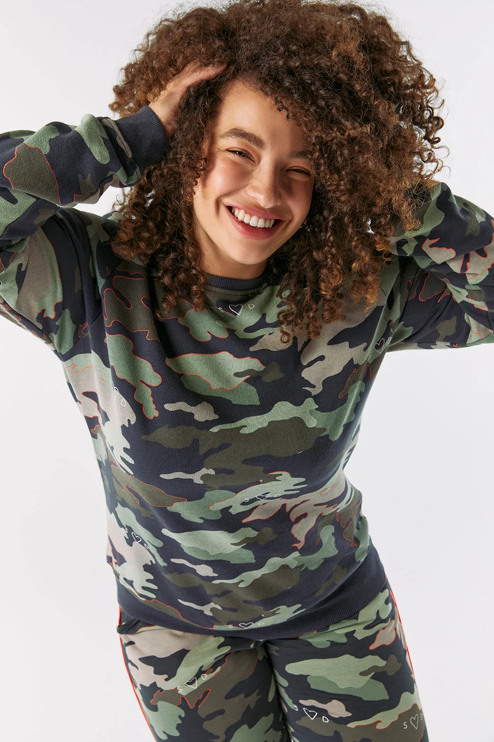 Khaki Camo Sweatshirt