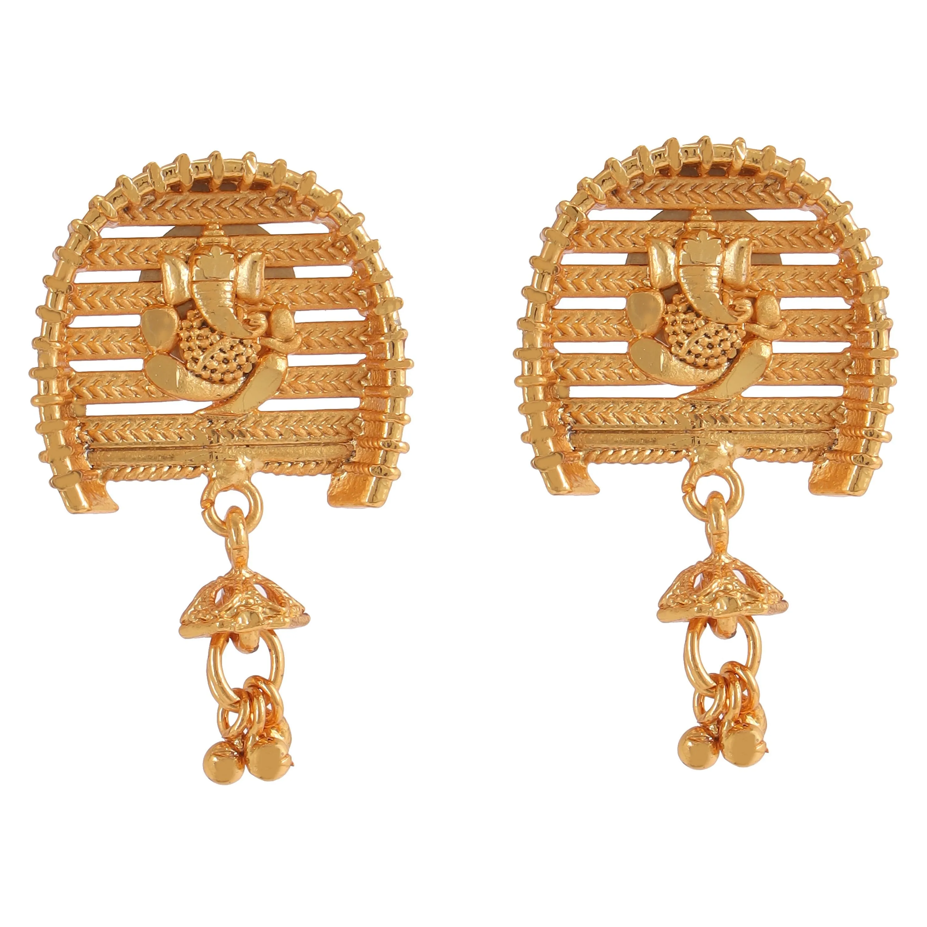 Kulo Ganesh Tie Chain With Matching Earrings (26 Inch)