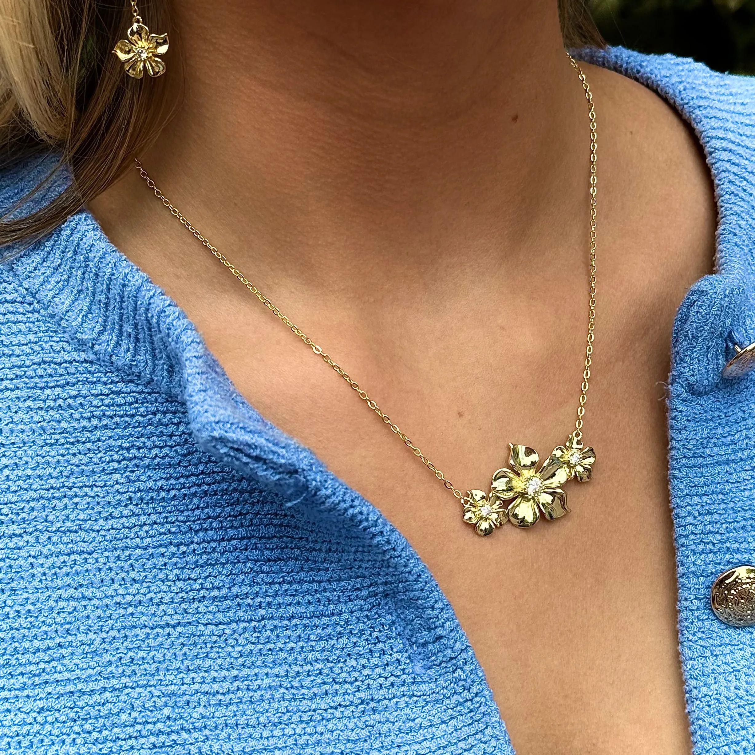 LA FLEUR MULTI PENDANT HALSBAND (Förbeställ - Tidigast leverans Vecka 40)