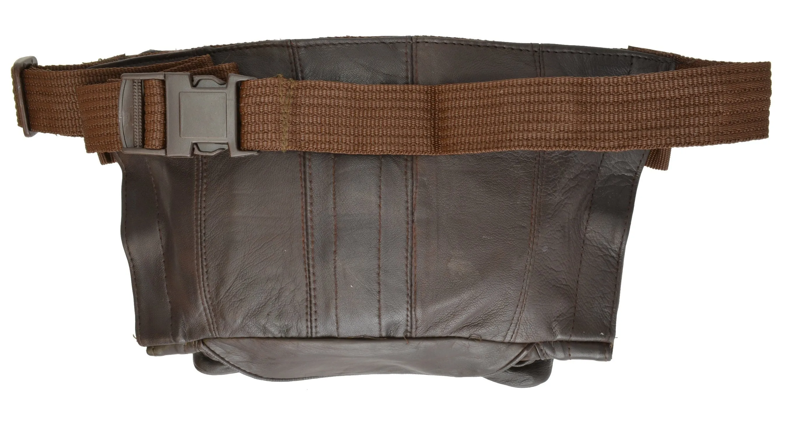 Leather Waist Pouch With Gun Space