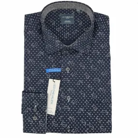 Leo Chevalier Non-Iron Spread Collar Sport Shirt - 525478 1937