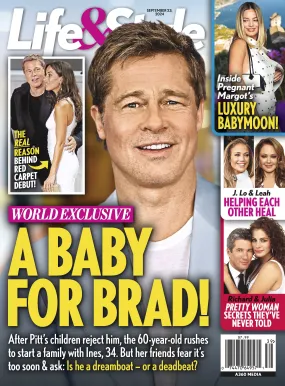 Life & Style - 09.23.24 A Baby for Brad