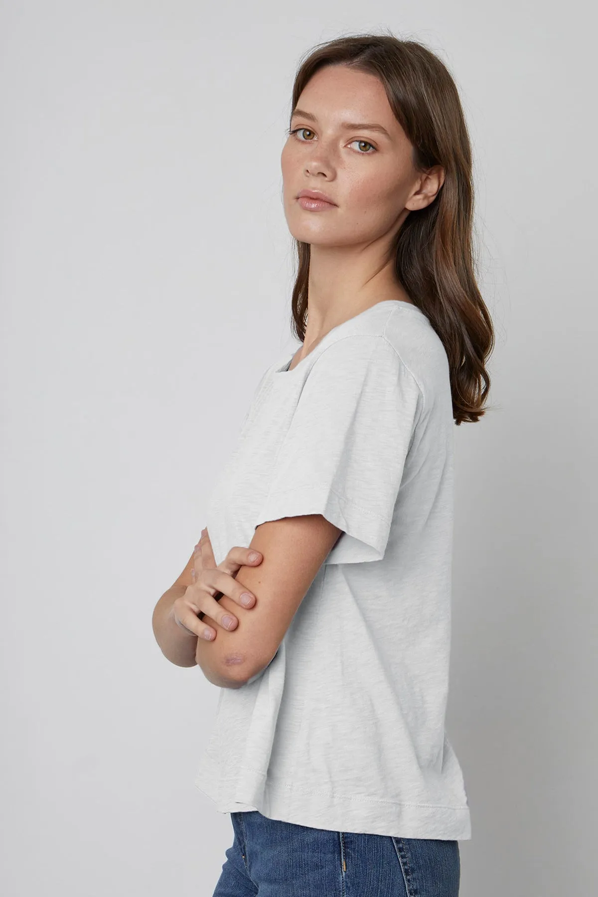 LULA COTTON SLUB SWING TEE