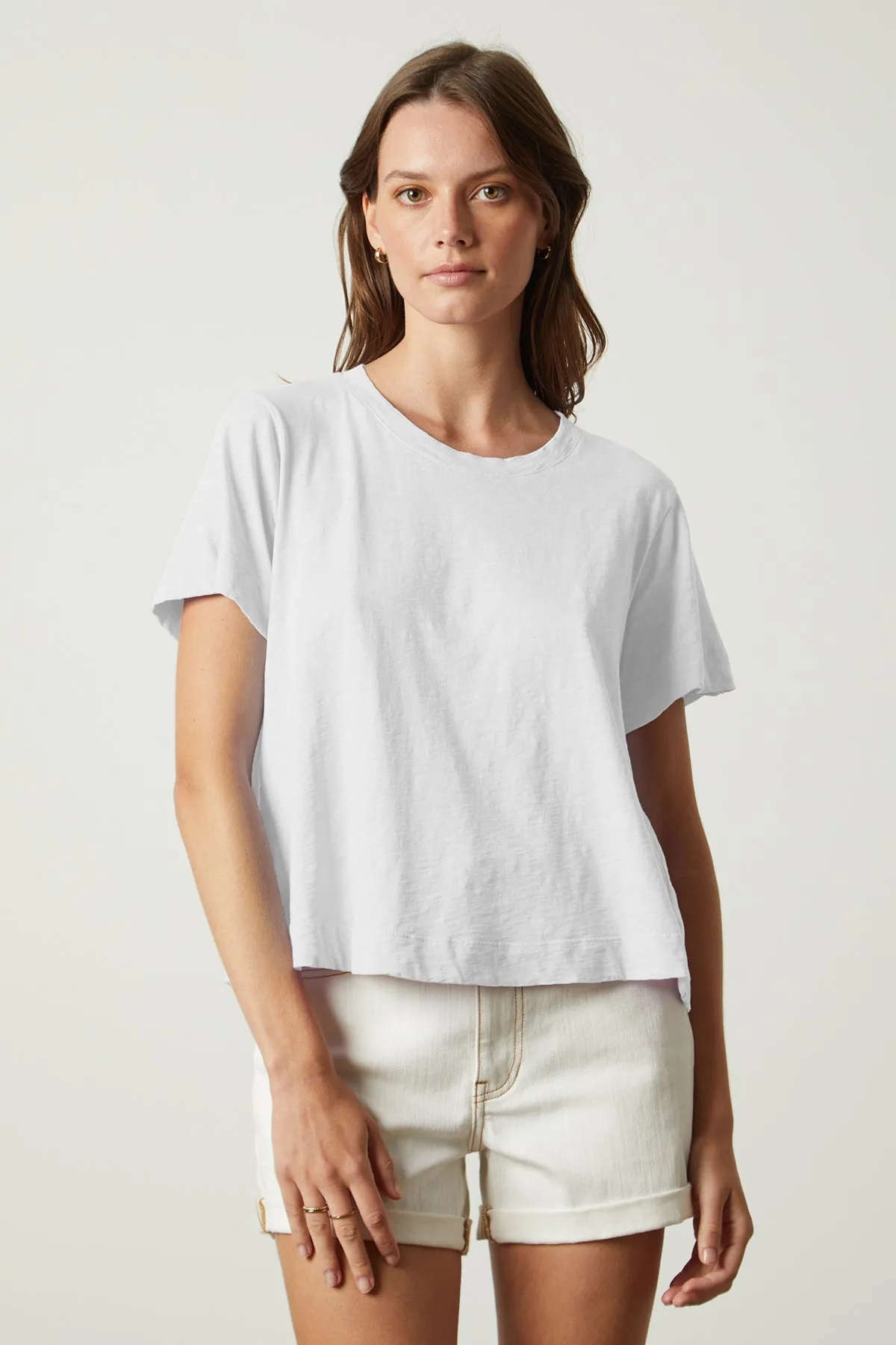 LULA COTTON SLUB SWING TEE